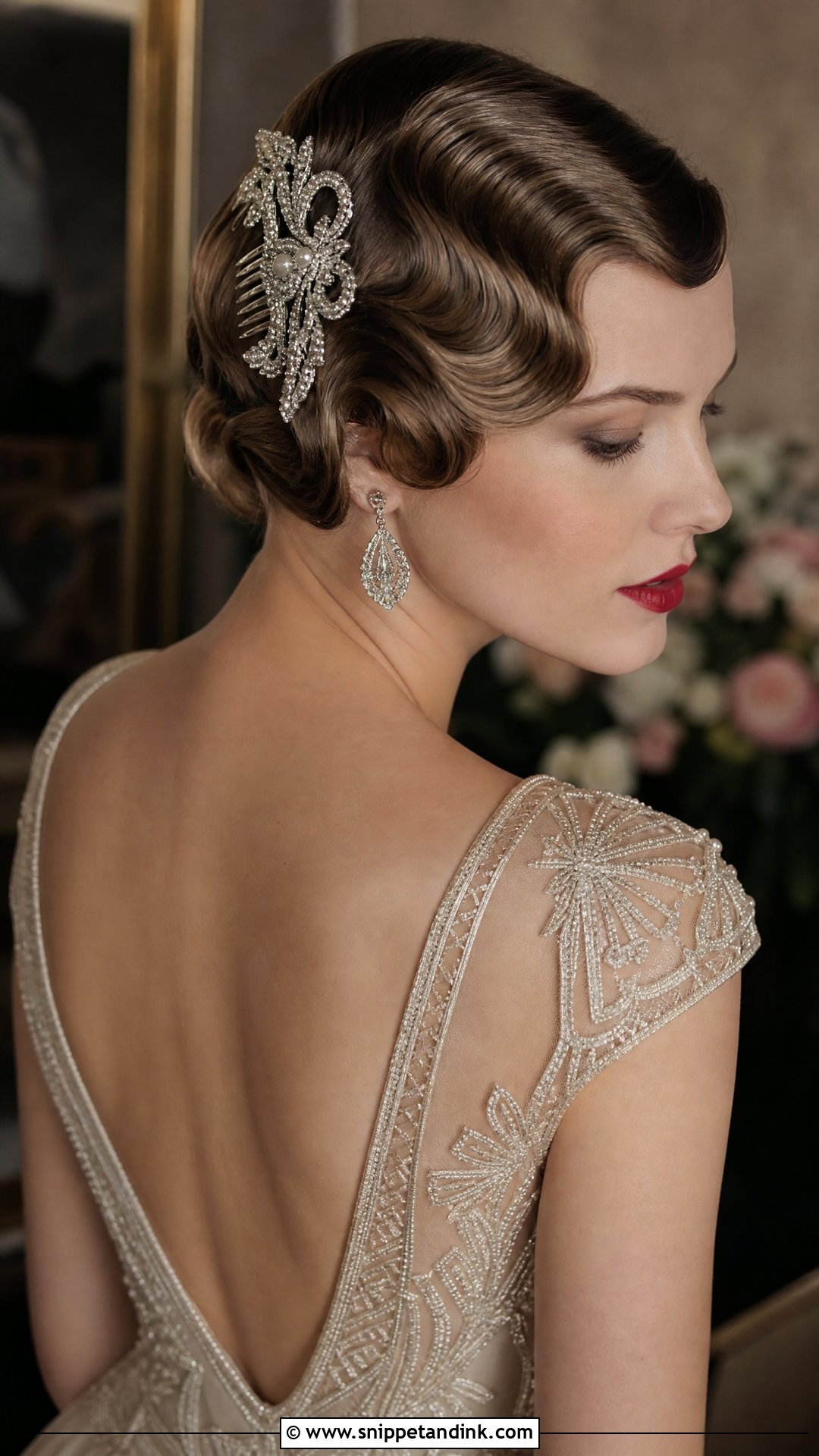 Vintage Finger Waves - Snippet and Ink - 20 Wedding Hairstyles Shoulder Length Hair
