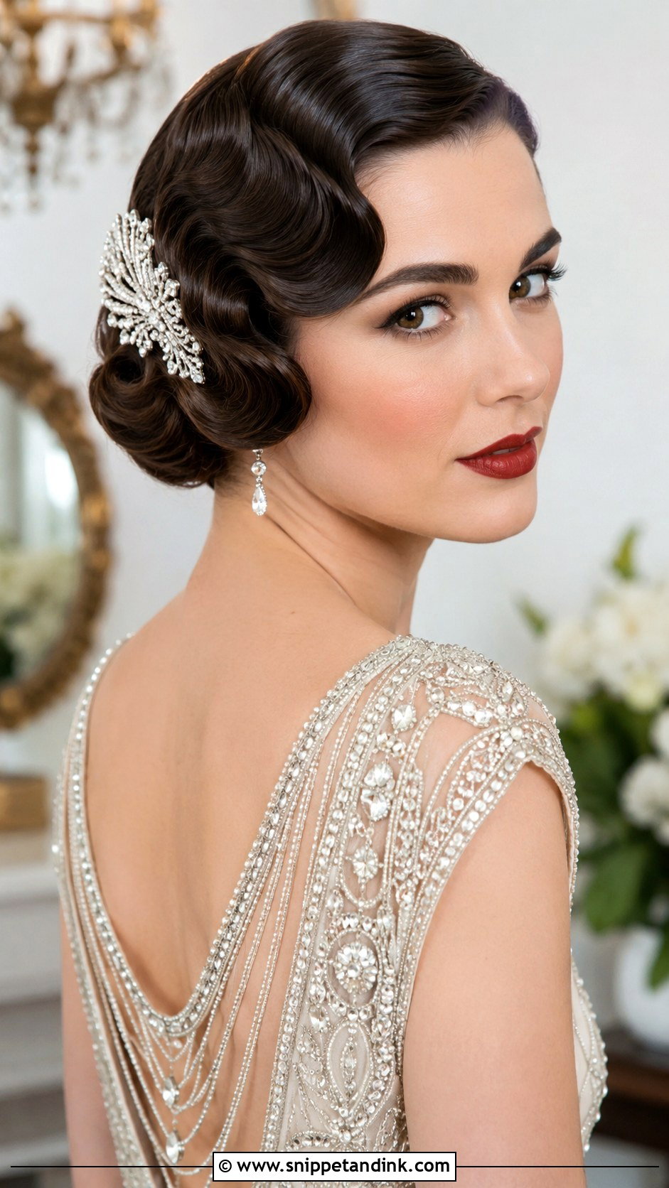 Vintage Finger Waves - Snippet and Ink - 25 Brides Hair
