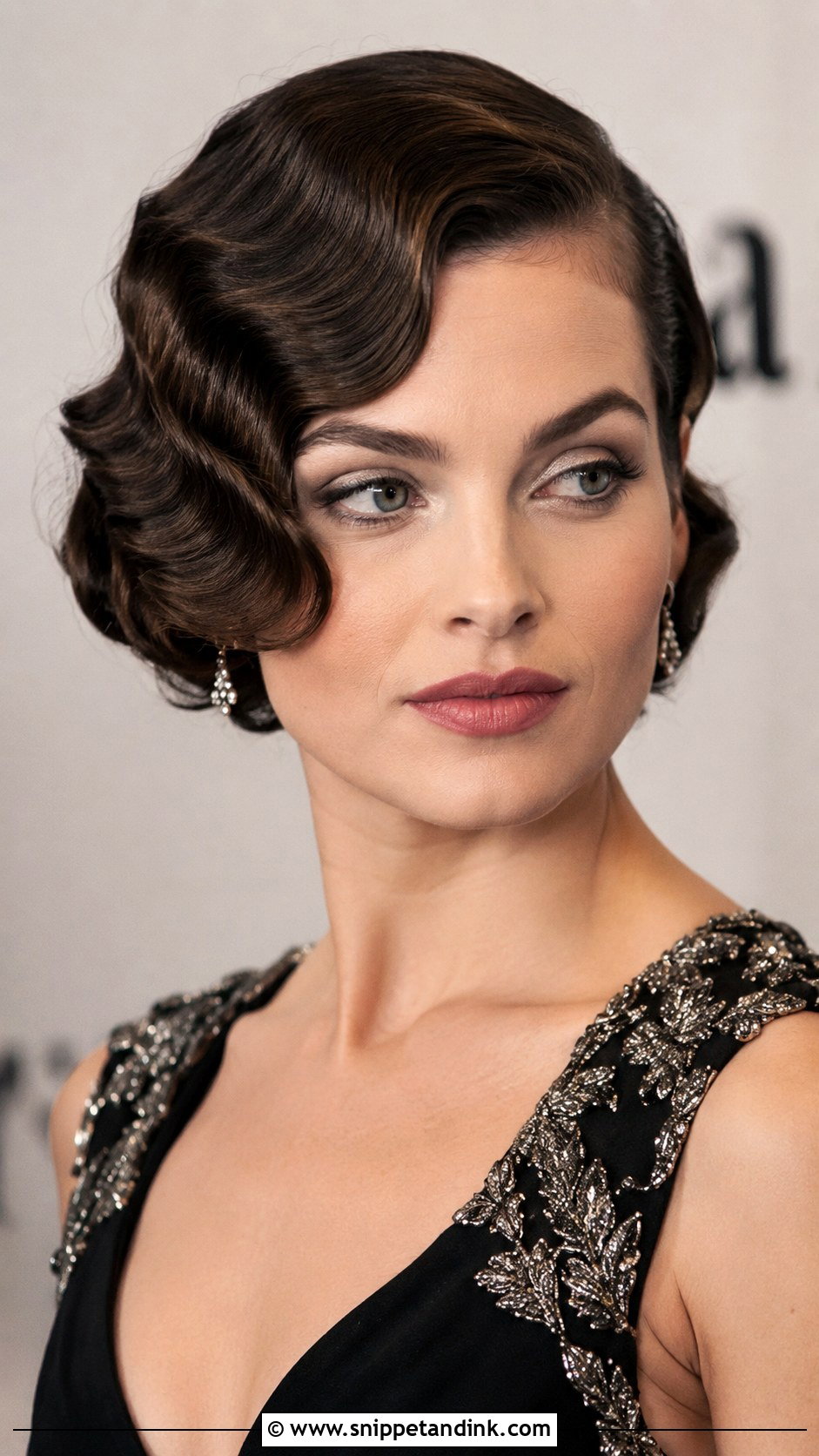 Vintage Finger Waves - Snippet and Ink - 25 Long Hairstyles for Wedding Guest