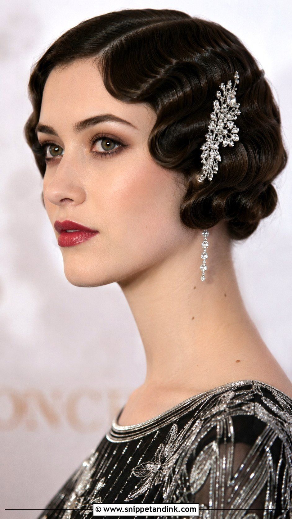 Vintage Finger Waves - Snippet and Ink - 25 Mom Hairstyles for Wedding