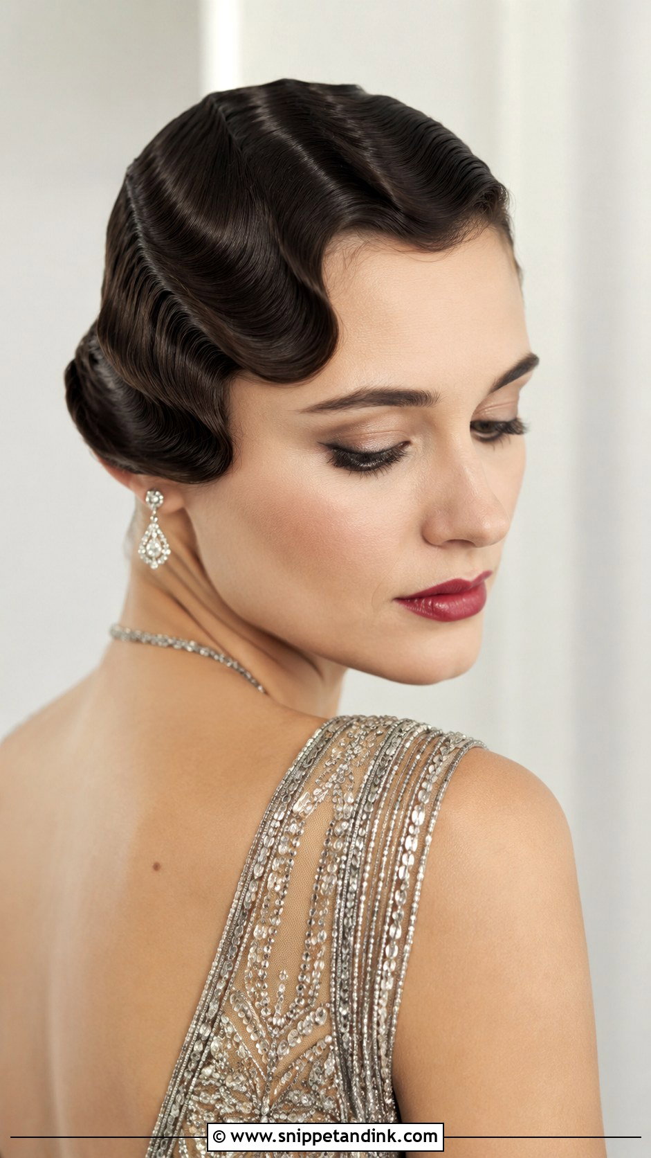 Vintage Finger Waves - Snippet and Ink - 25 Mother of the Bride Hairdos