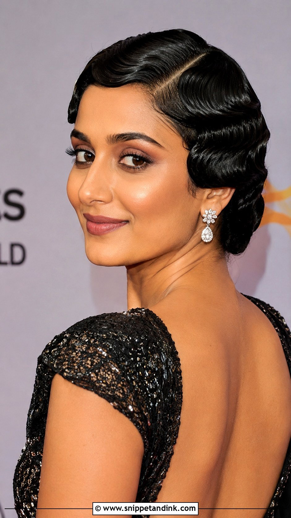 Vintage Finger Waves - Snippet and Ink - 25 Shaadi Hairstyles
