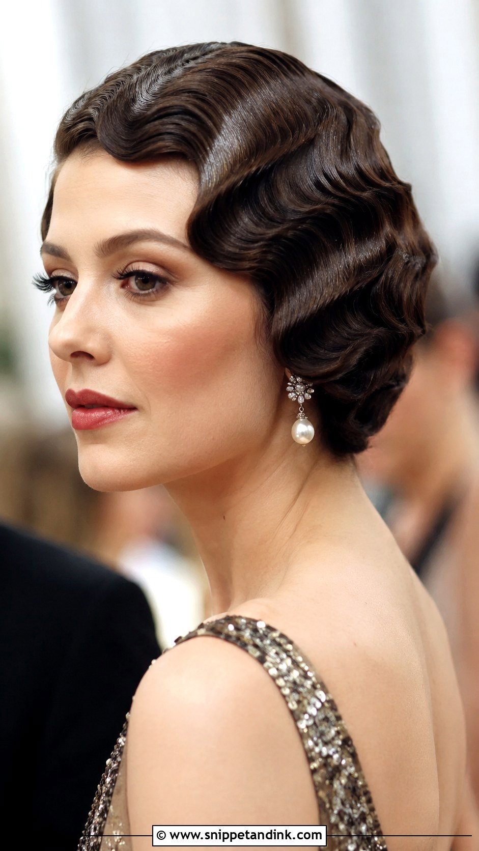 Vintage Finger Waves - Snippet and Ink - 25 Simple Wedding Guest Hairstyles