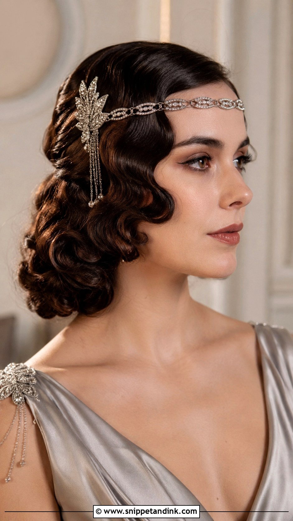 Vintage Finger Waves - Snippet and Ink - 25 Simple Wedding Hairstyles for Long Hair