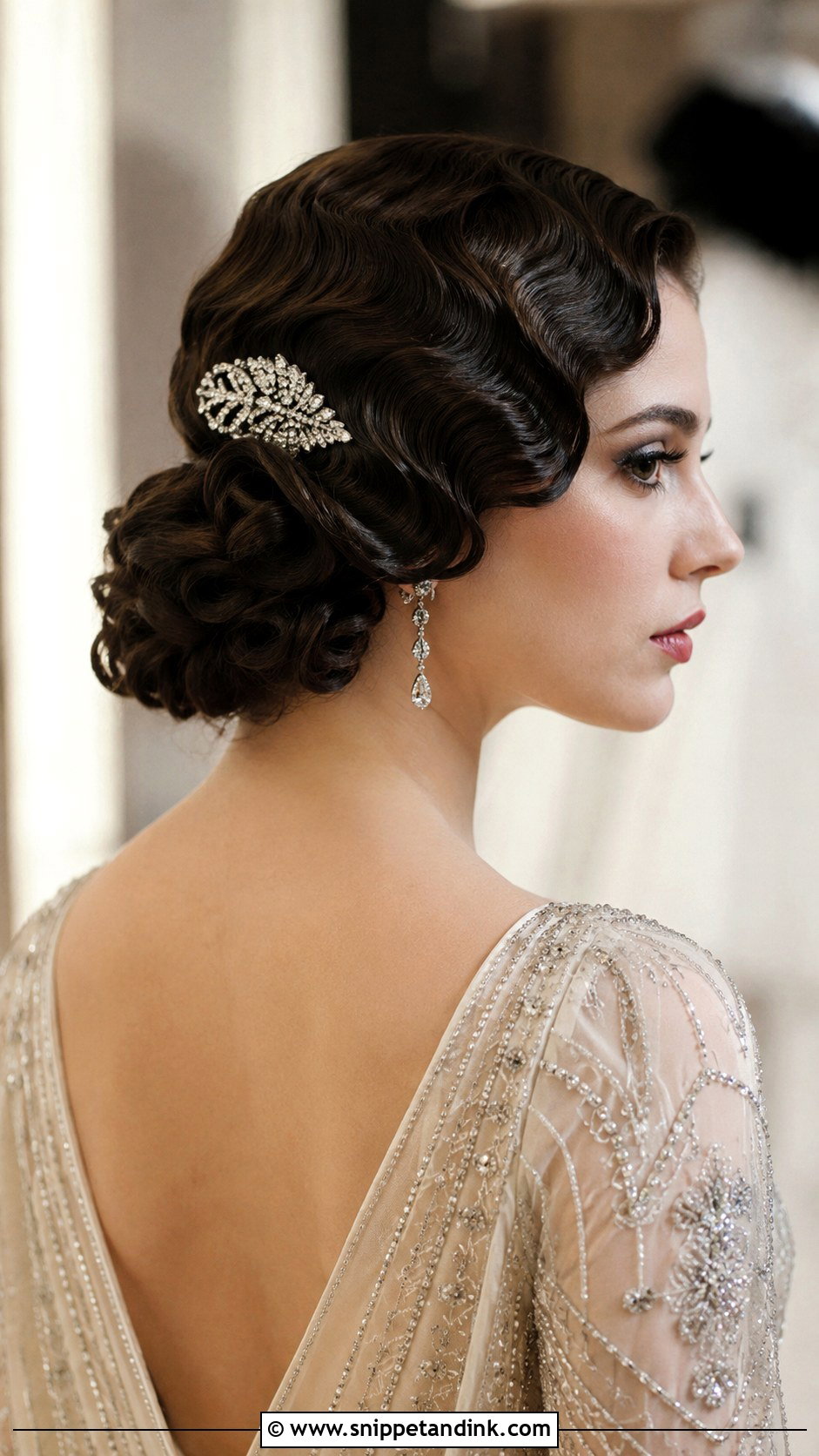 Vintage Finger Waves - Snippet and Ink - 25 Wedding Curls