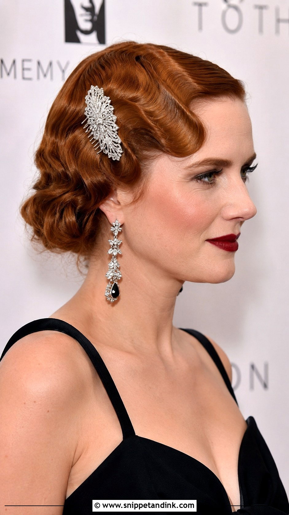 Vintage Finger Waves - Snippet and Ink - 25 Wedding Guest Short Hairstyles