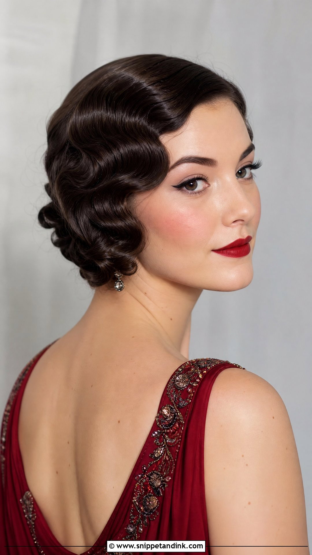 Vintage Finger Waves - Snippet and Ink - 20 Bride Made Hairstyles