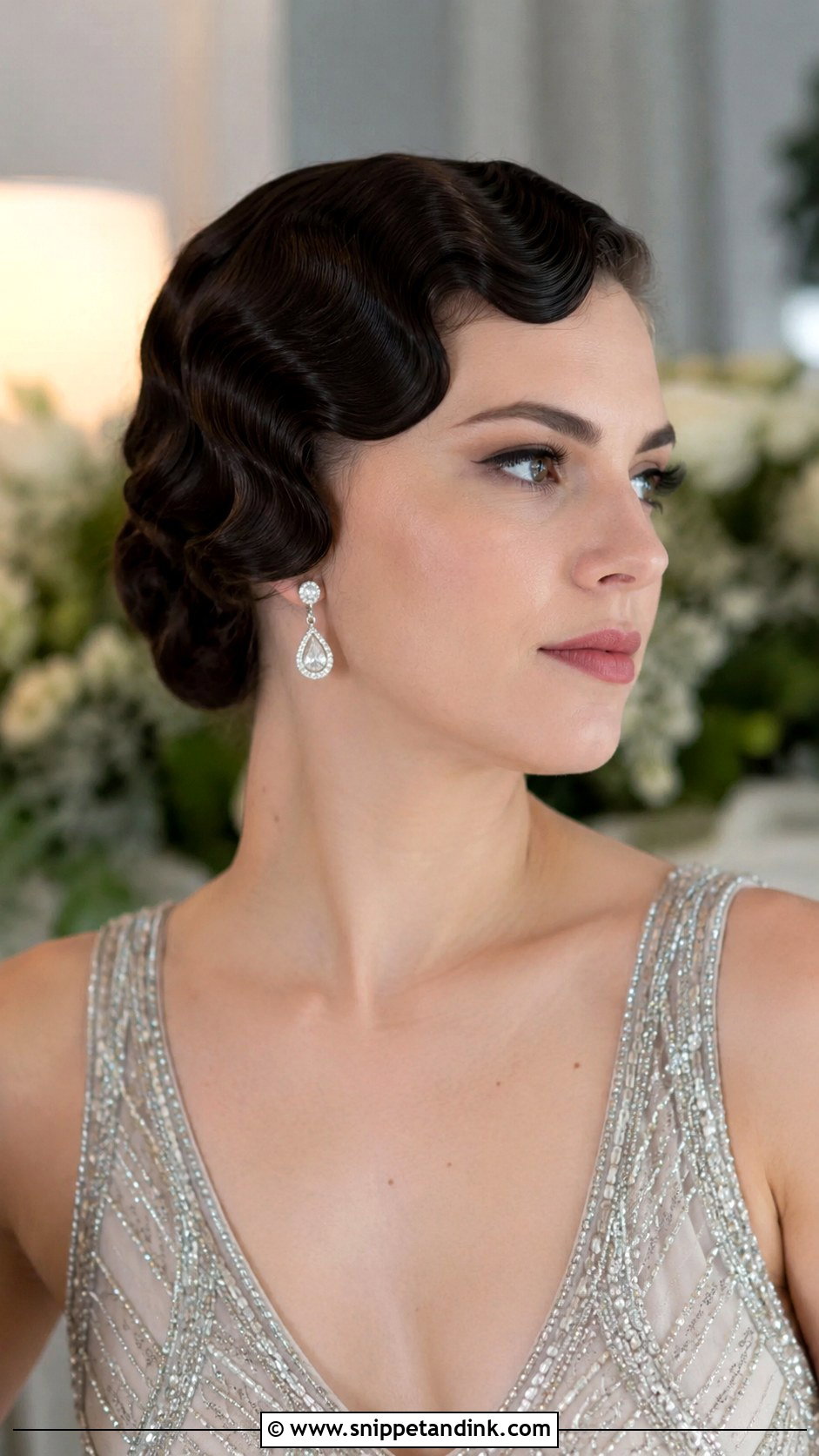 Vintage Finger Waves - Snippet and Ink - 30 Bridemaids Hairstyles