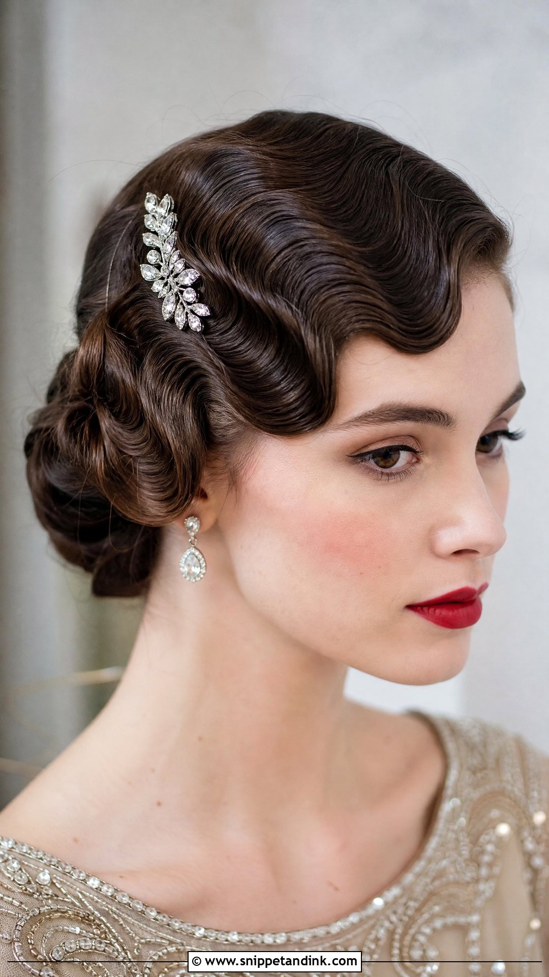 Vintage Finger Waves - Snippet and Ink - 30 Hair for Wedding Guest Ideas