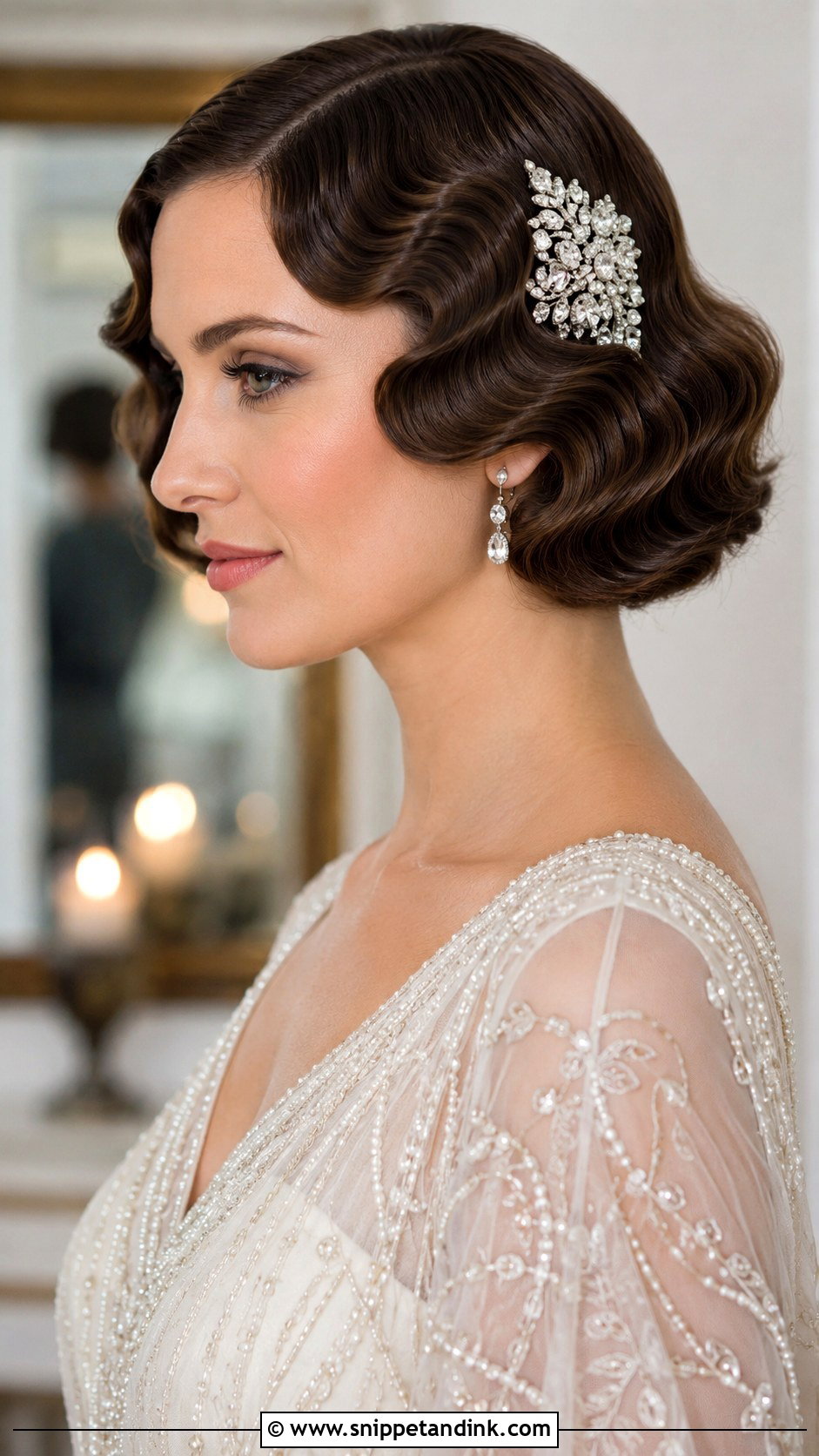 Vintage Finger Waves - Snippet and Ink - 30 Hair for Wedding Ideas