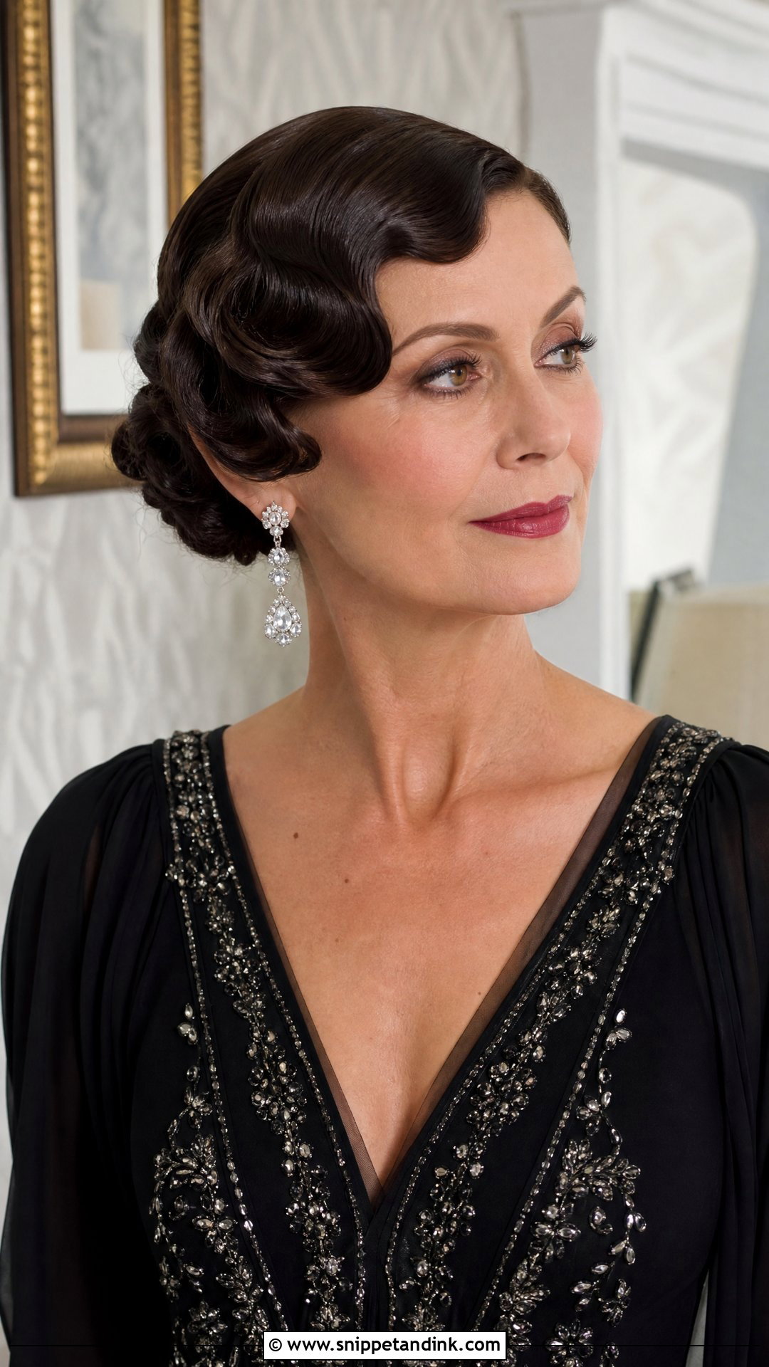 Vintage Finger Waves - Snippet and Ink - 20 Bride Mom Hairstyle Ideas