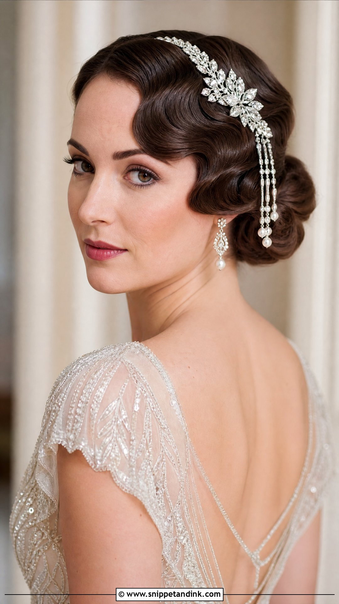 Vintage Finger Waves Wedding Hair Tutorial - Snippet and Ink - 25 Wedding Hair Tutorial Ideas