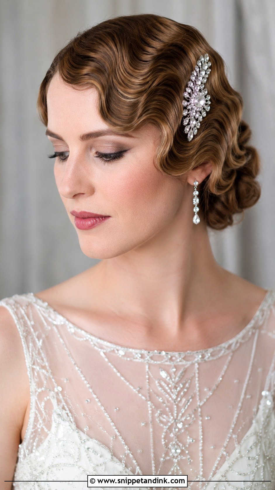 Vintage Finger Waves Wedding Style - Snippet and Ink - 20 Hairstyles for the Wedding