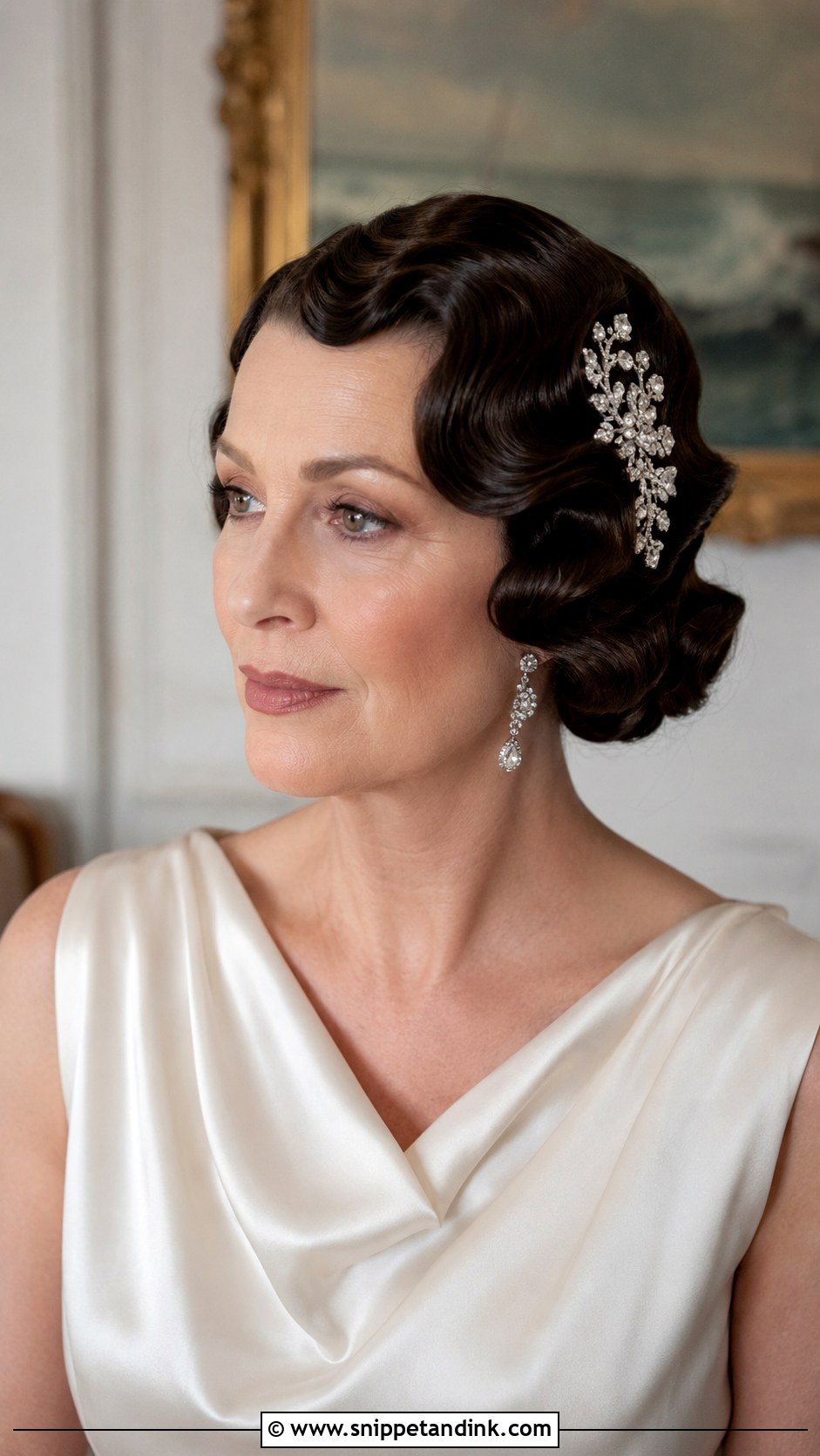 Vintage Finger Waves for Mother of the Bride - Snippet and Ink - 20 Hair Styles for Mother of the Bride