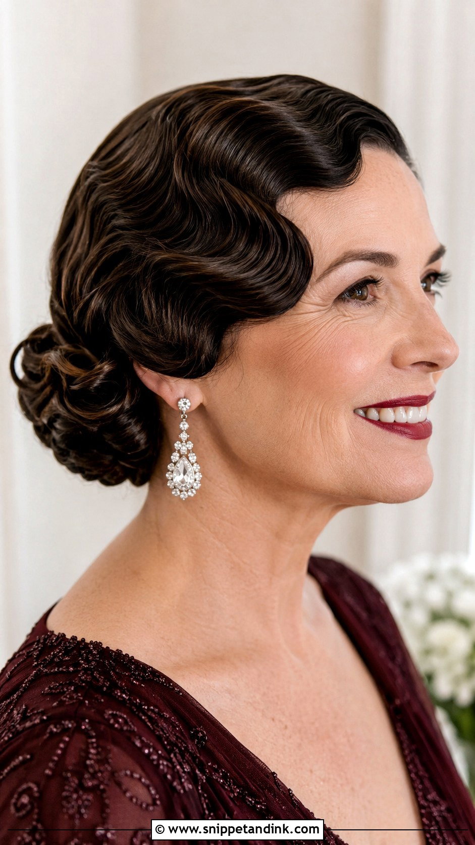 Vintage Finger Waves for Mother of the Groom - Snippet and Ink - 20 Hair Styles for Mother of the Groom