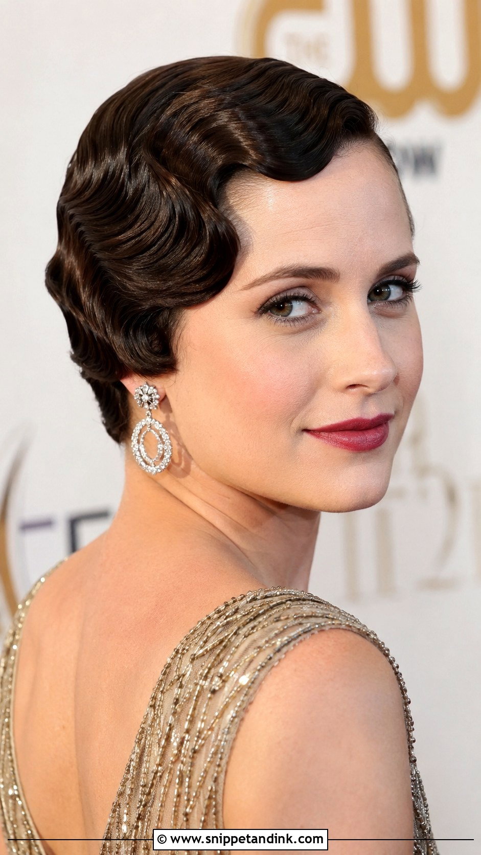 Vintage Finger Waves for Short Hair - Snippet and Ink - 25 Short Hairstyles for Wedding