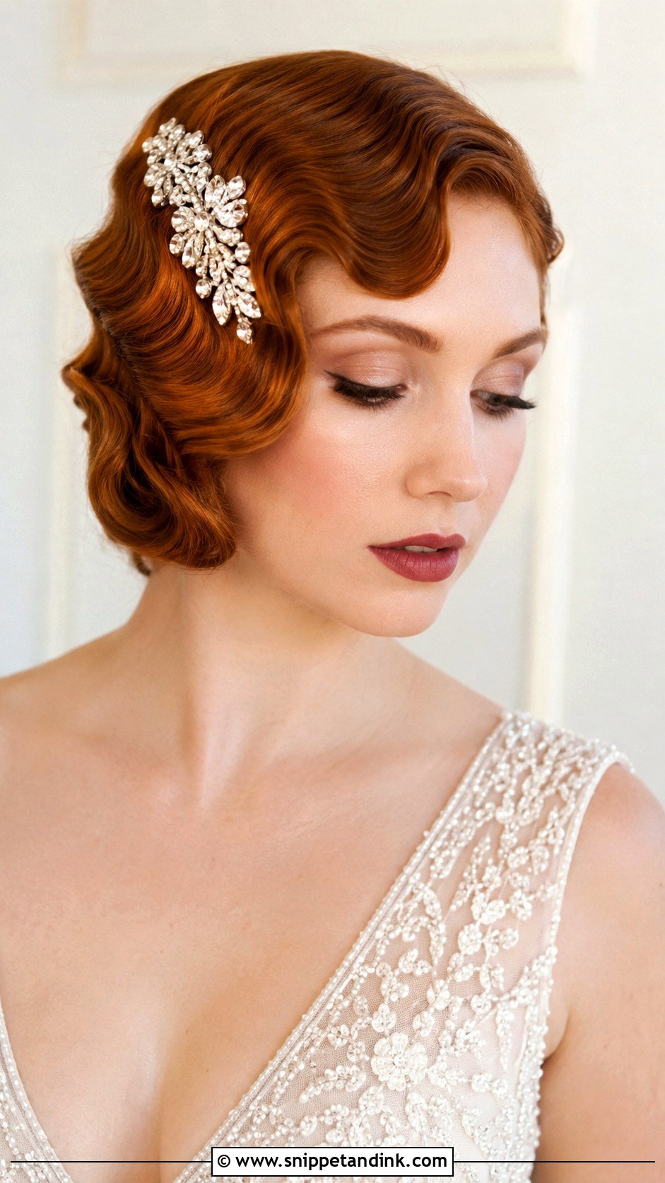 Vintage Finger Waves for Short Hair - Snippet and Ink - 20 Formal Hairstyles for Short Hair Wedding