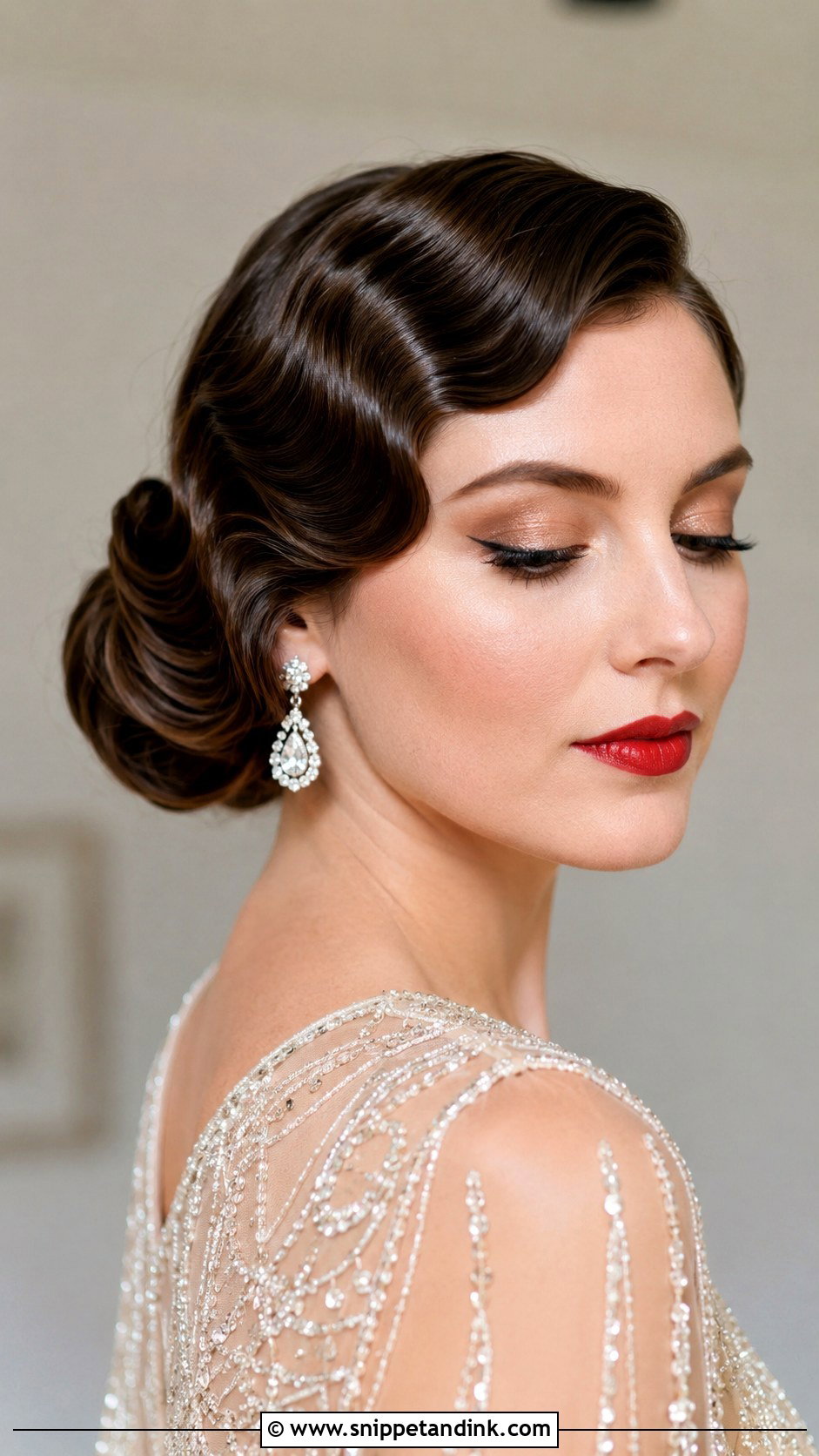 Vintage Finger Waves for Wedding Guest - Snippet and Ink - 30 Hairdos for Wedding Guest