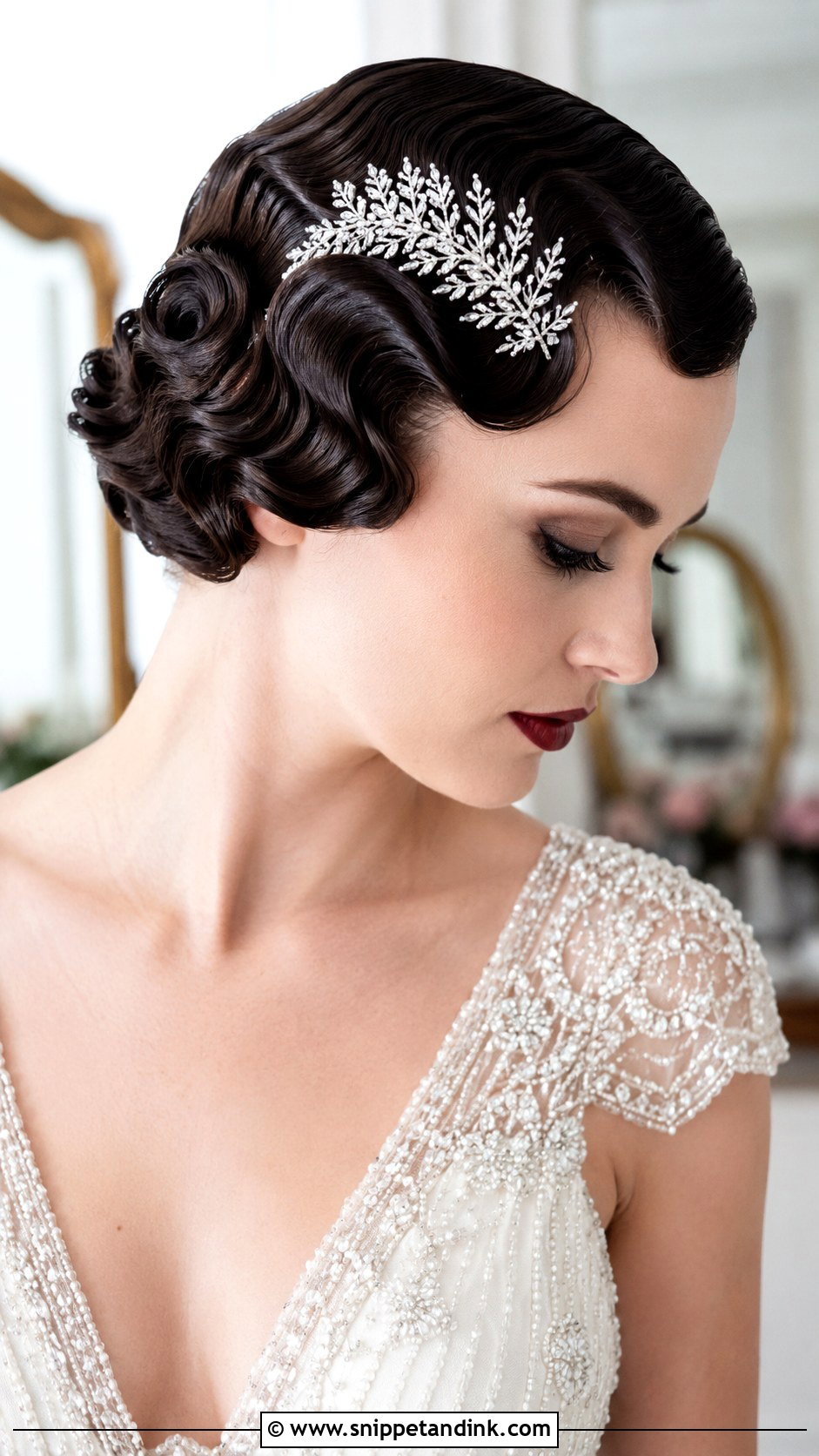 Vintage Finger Waves for Weddings - Snippet and Ink - 20 Hair for Weddings
