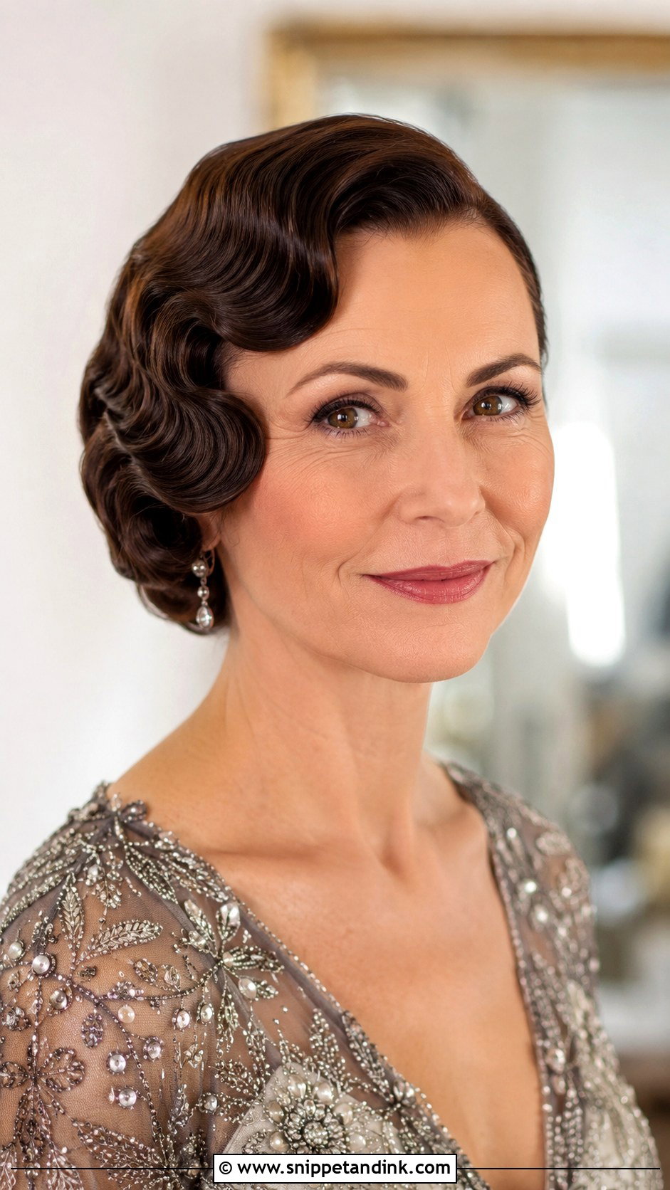 Vintage Finger Waves for a Retro Look - Snippet and Ink - 20 Mother of Groom Hair Ideas