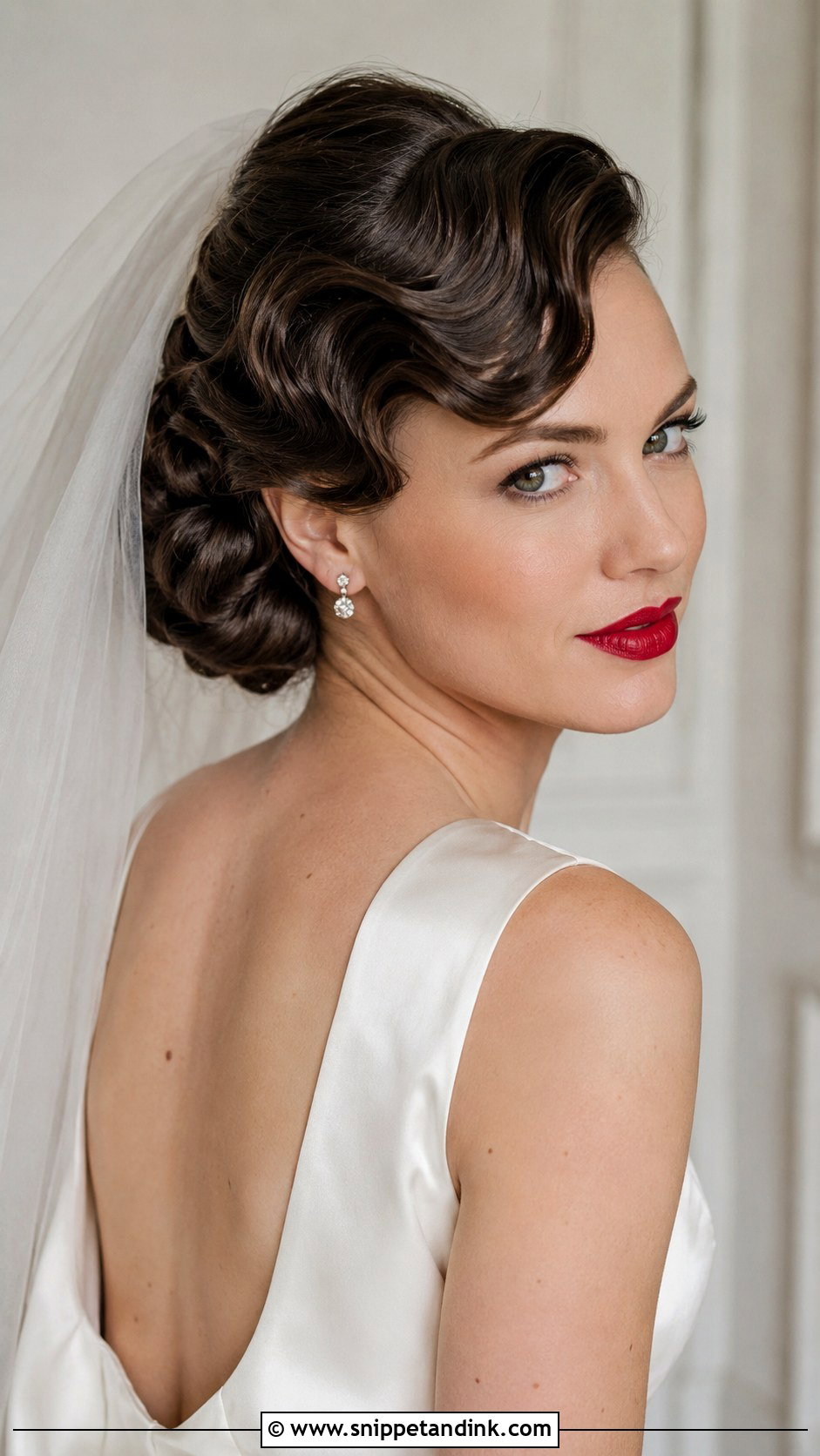Vintage French Twist - Snippet and Ink - 25 French Twist Bridal Hair Ideas