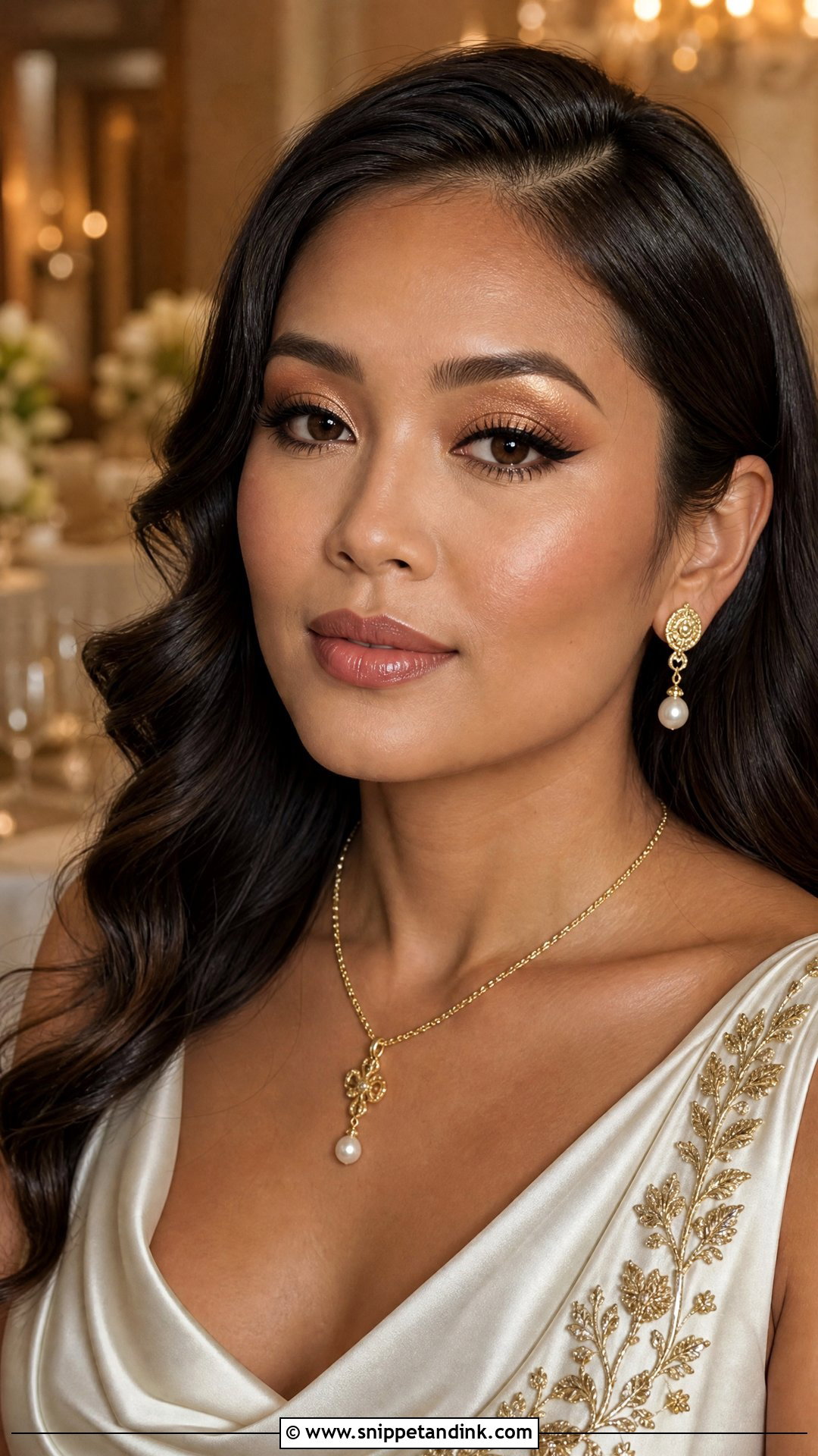 Vintage Gold Wedding Makeup - Snippet and Ink - 20 Vintage Wedding Makeup Looks
