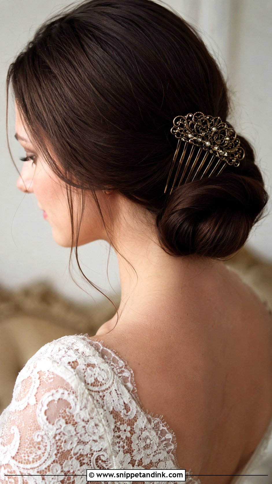 Vintage Hair Comb - Snippet and Ink - 30 Wedding Hair Accessories
