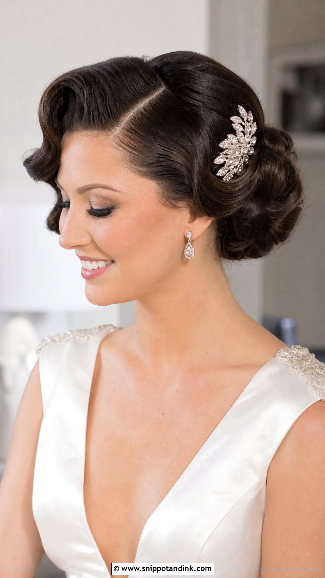 Vintage Hollywood Updo - Snippet and Ink - 20 Wedding Hair Inspiration Updo Hairstyle Ideas