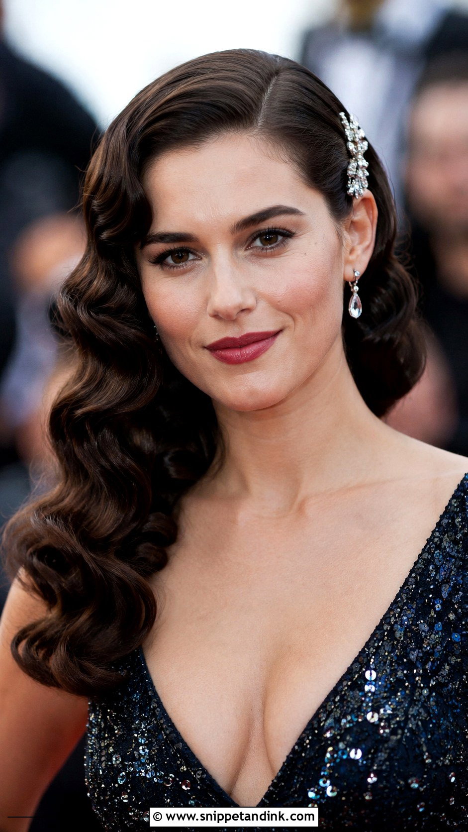 Vintage Hollywood Waves - Snippet and Ink - 30 Wedding Guest Hairstyles for Long Hair