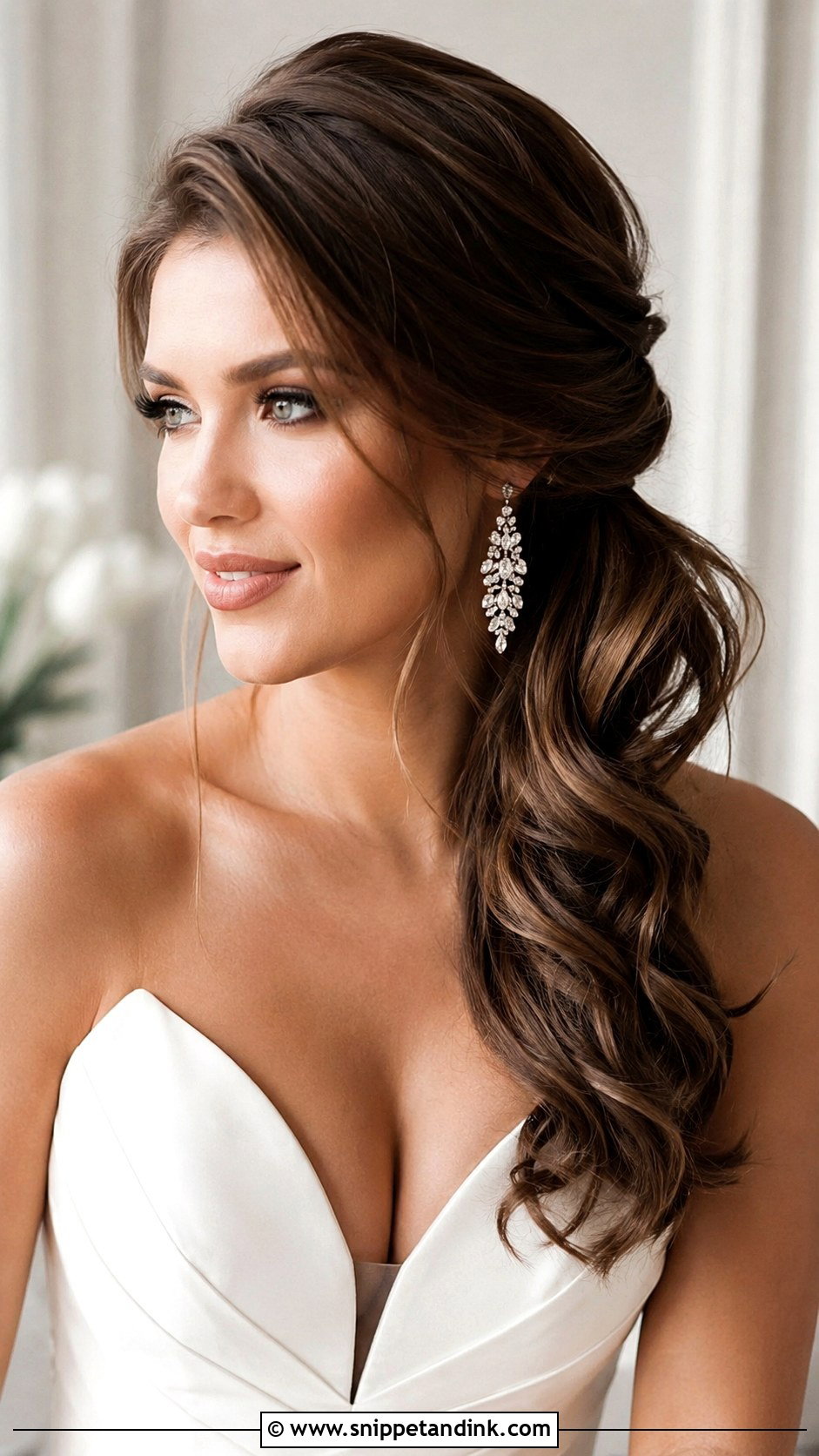 Vintage Hollywood Waves - Snippet and Ink - 20 Round Face Wedding Hairstyles