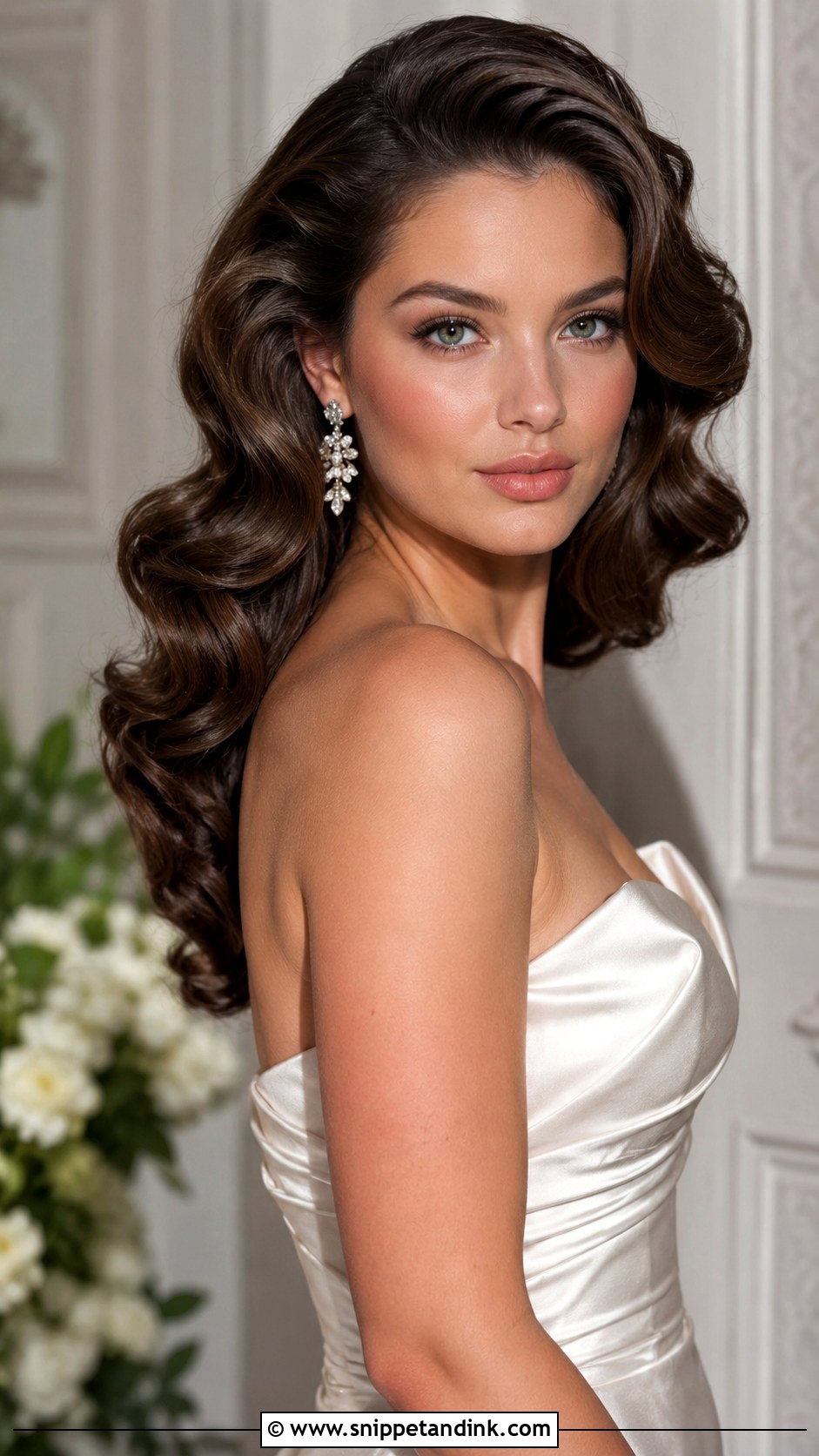 Vintage Hollywood Waves for Round Faces - Snippet and Ink - 25 Wedding Hairstyles for Round Faces