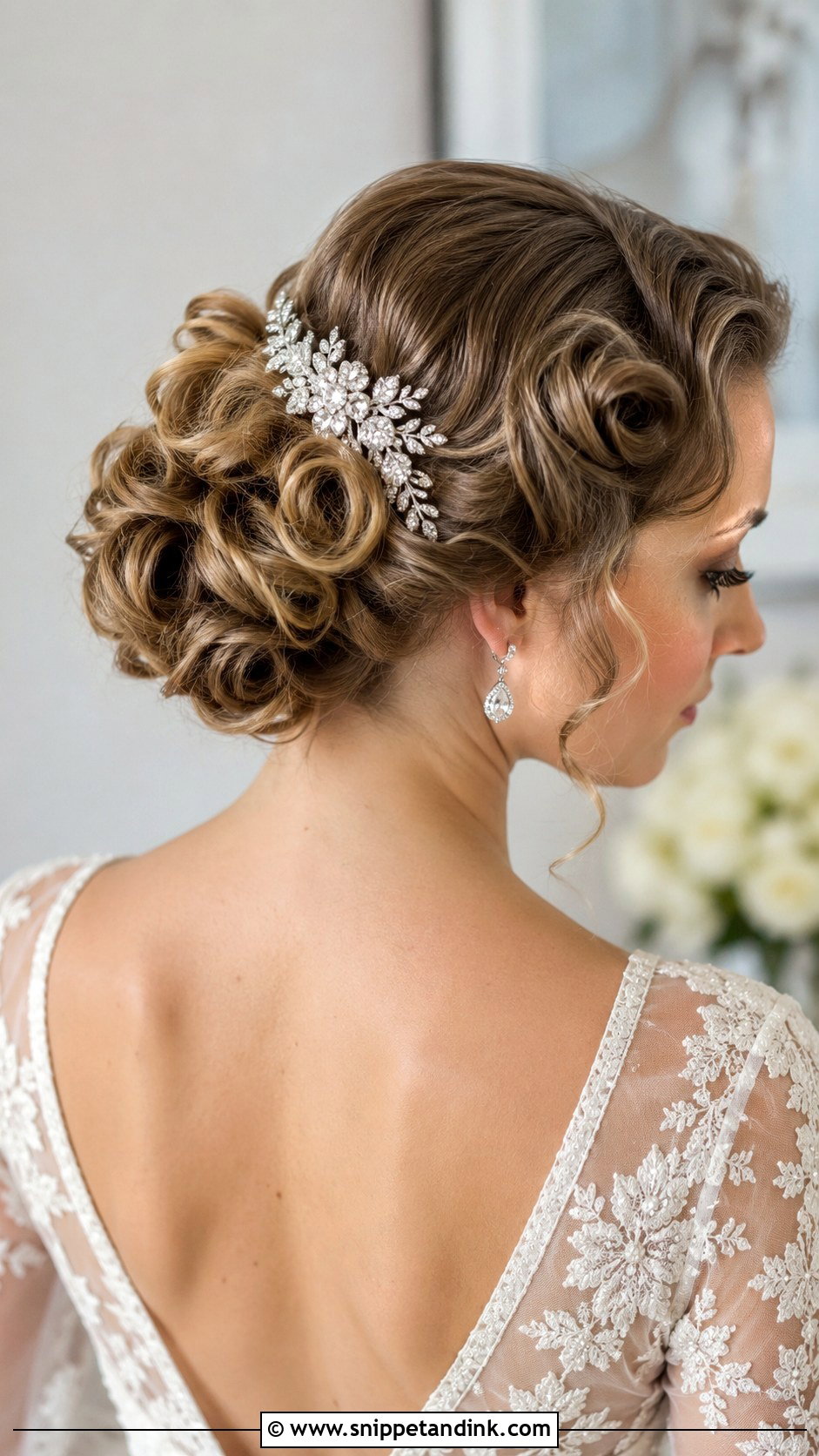 Vintage Inspired Bridal Updo - Snippet and Ink - 20 Wedding Hairs