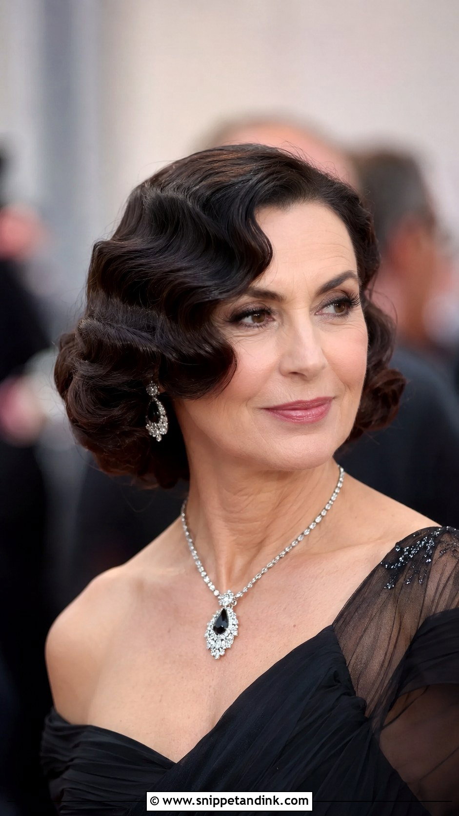 Vintage Inspired Finger Waves - Snippet and Ink - 20 Mother of Groom Hairstyles Over 50