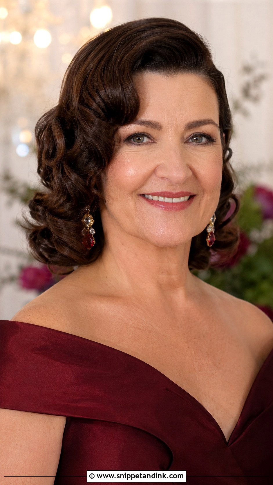 Vintage Inspired Pin Curls - Snippet and Ink - 30 Mother of the Bride Hair Down Ideas