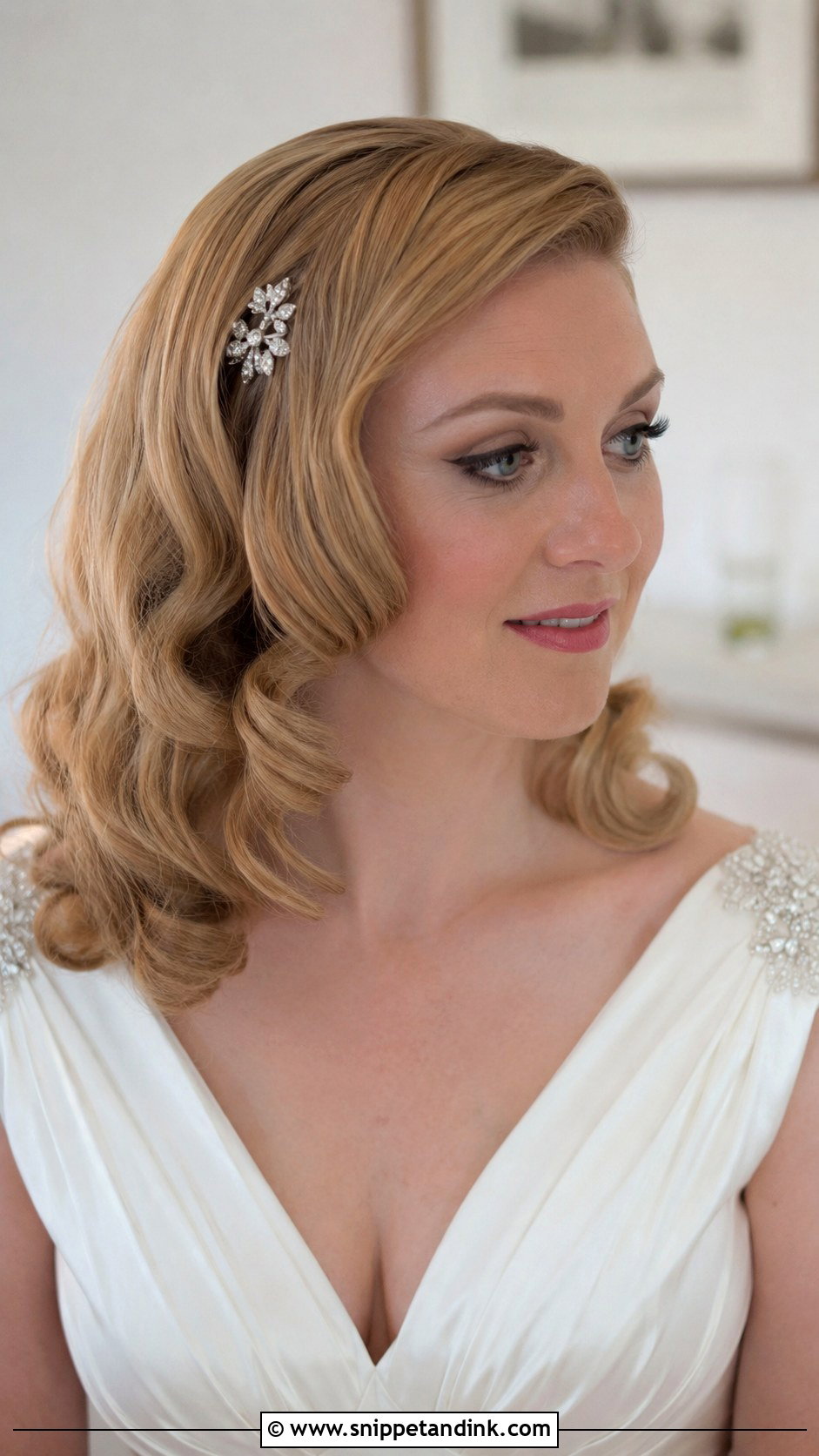 Vintage Inspired Pin Curls - Snippet and Ink - 25 Whimsical Wedding Hair Ideas