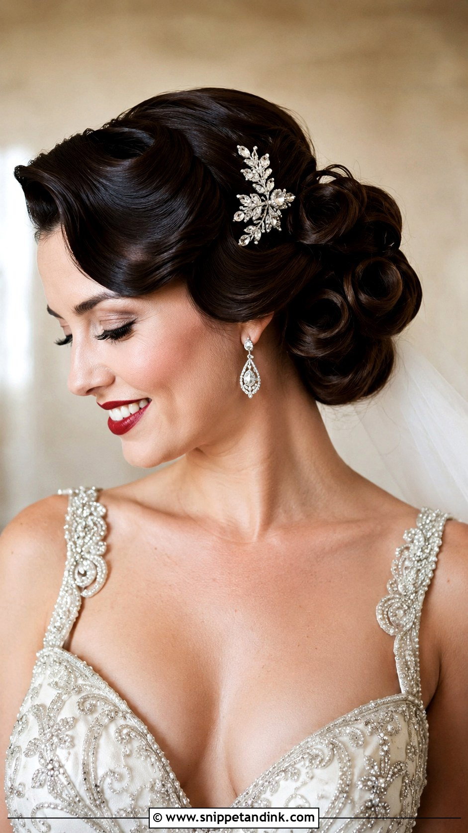 Vintage Inspired Updo - Snippet and Ink - 20 Up Do Hairstyles for Weddings