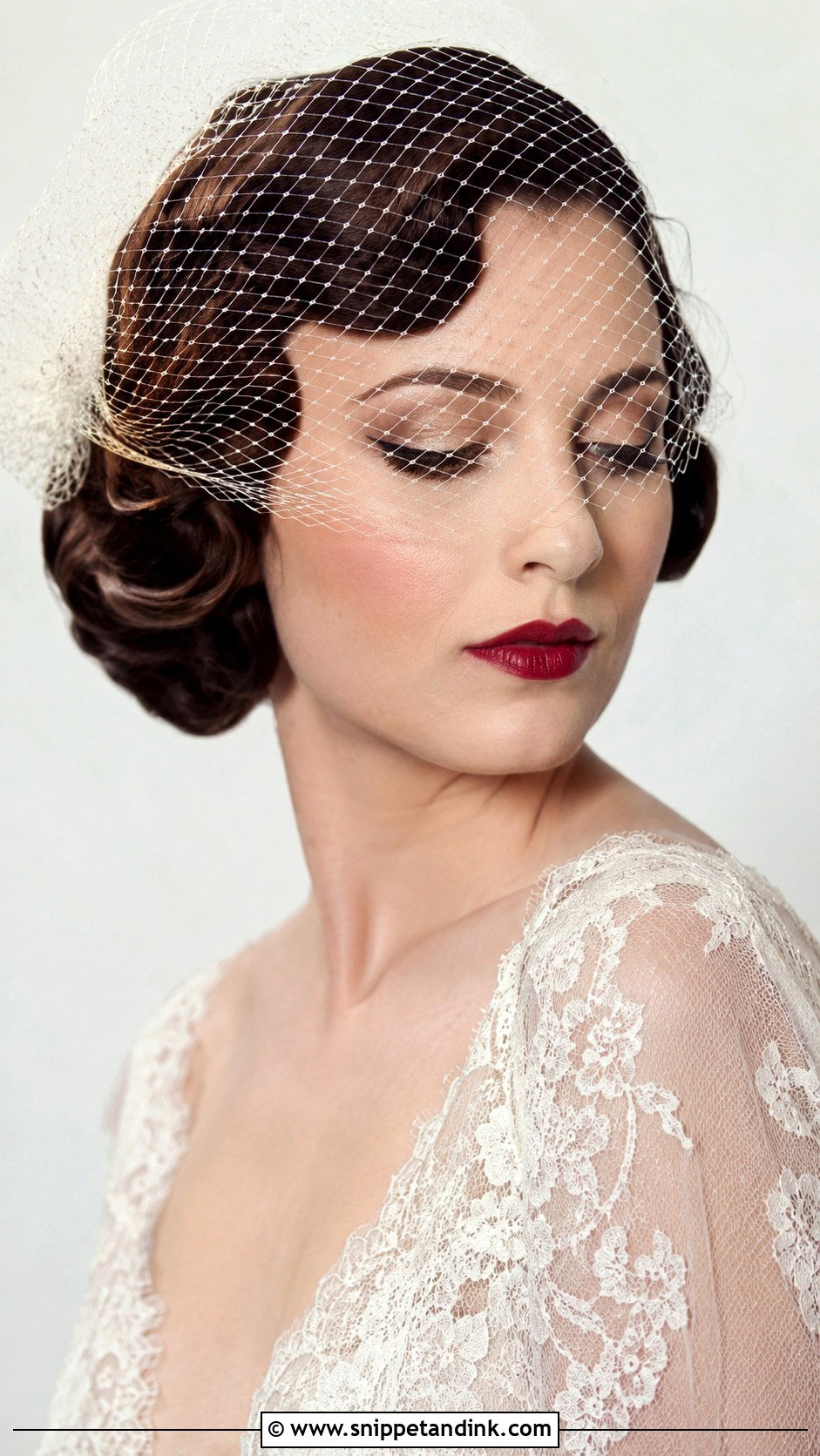 Vintage Inspired Wedding Hair - Snippet and Ink - 25 Hairstyle for Marriage Ideas