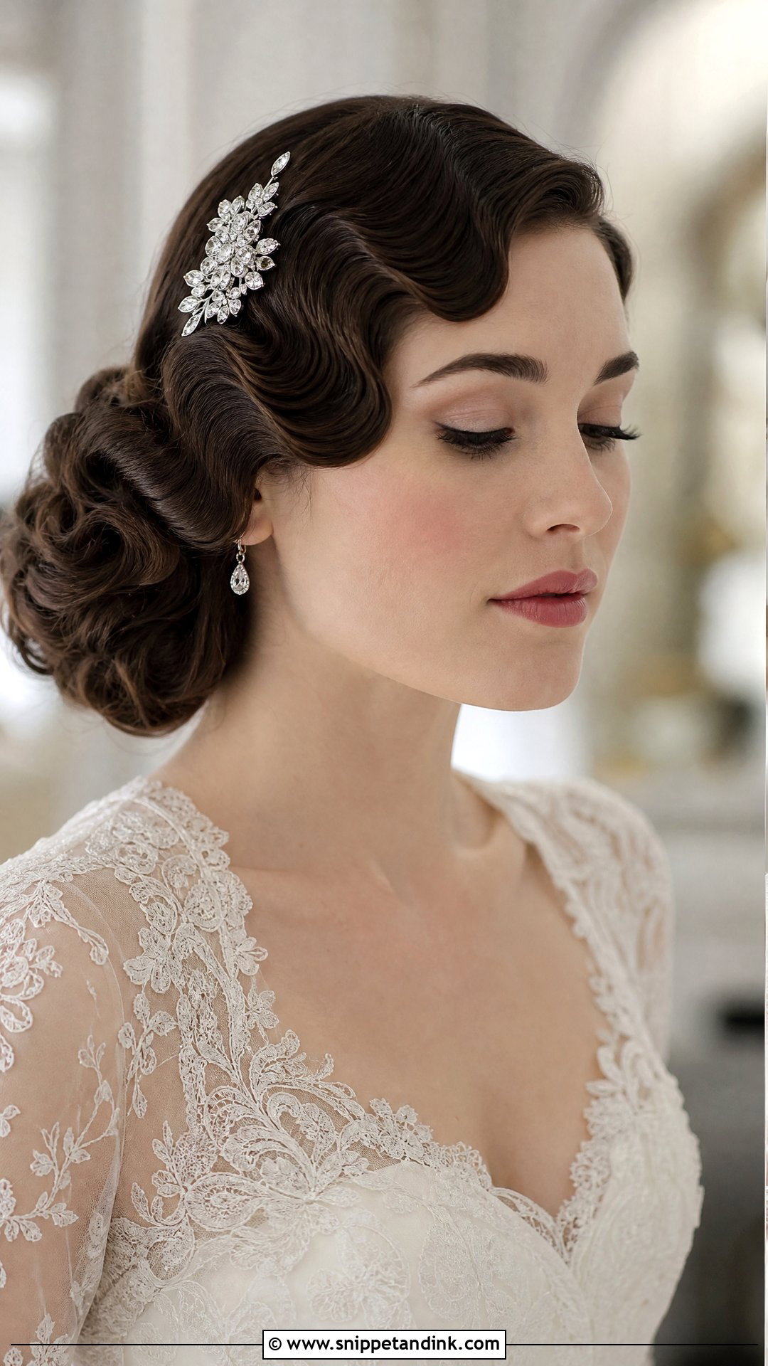 Vintage Inspired Wedding Hair - Snippet and Ink - 20 Soft Wedding Hair Ideas