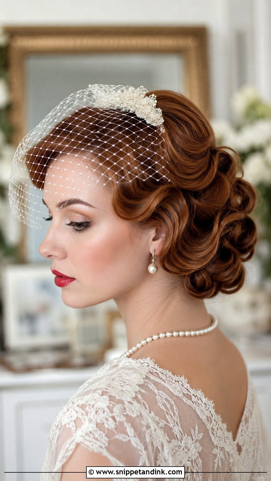 Vintage Inspired Wedding Updo - Snippet and Ink - 20 Romantic Wedding Updo Ideas
