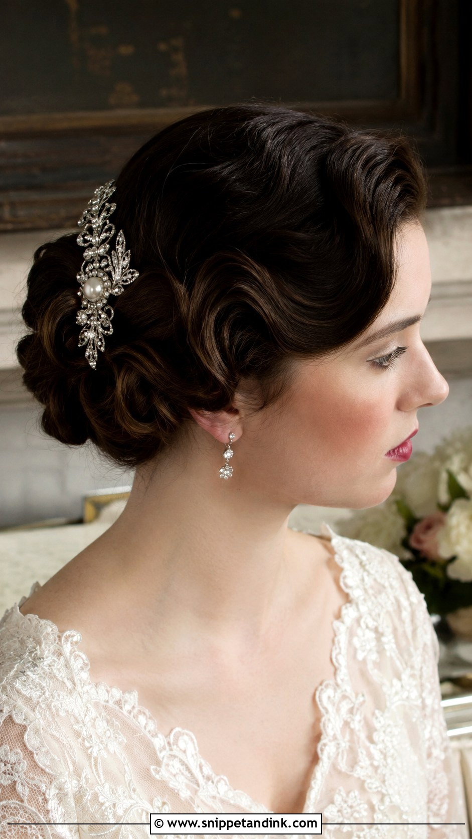 Vintage Inspired Wedding Updo - Snippet and Ink - 20 Wedding Hairdos for Long Hair