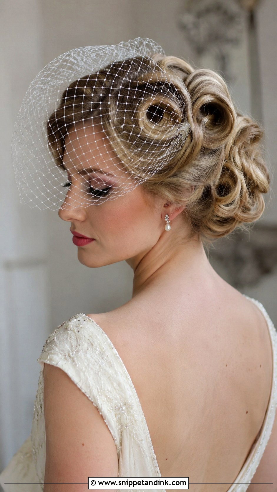 Vintage Inspired Wedding Updo - Snippet and Ink - 20 2024 Wedding Hair Ideas