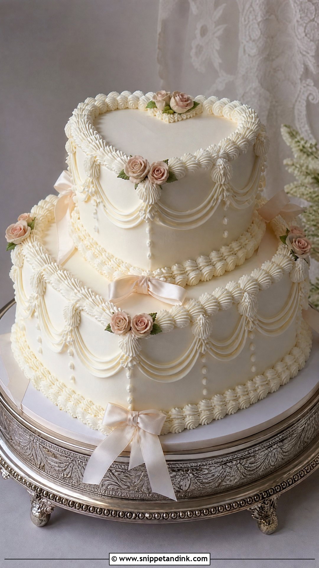 Vintage Lambeth Wedding Cake - Snippet and Ink - 25 Latest Cake Design Ideas for Wedding