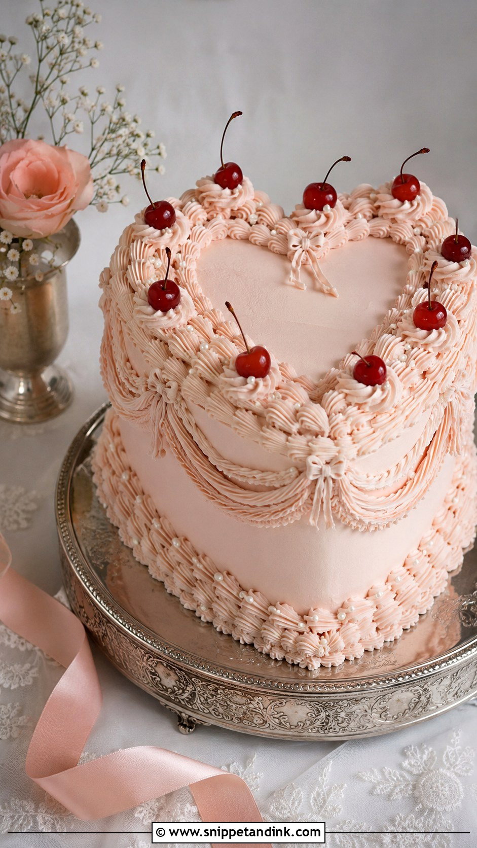 Vintage Lambeth Wedding Cake - Snippet and Ink - 25 Wedding Cake Business
