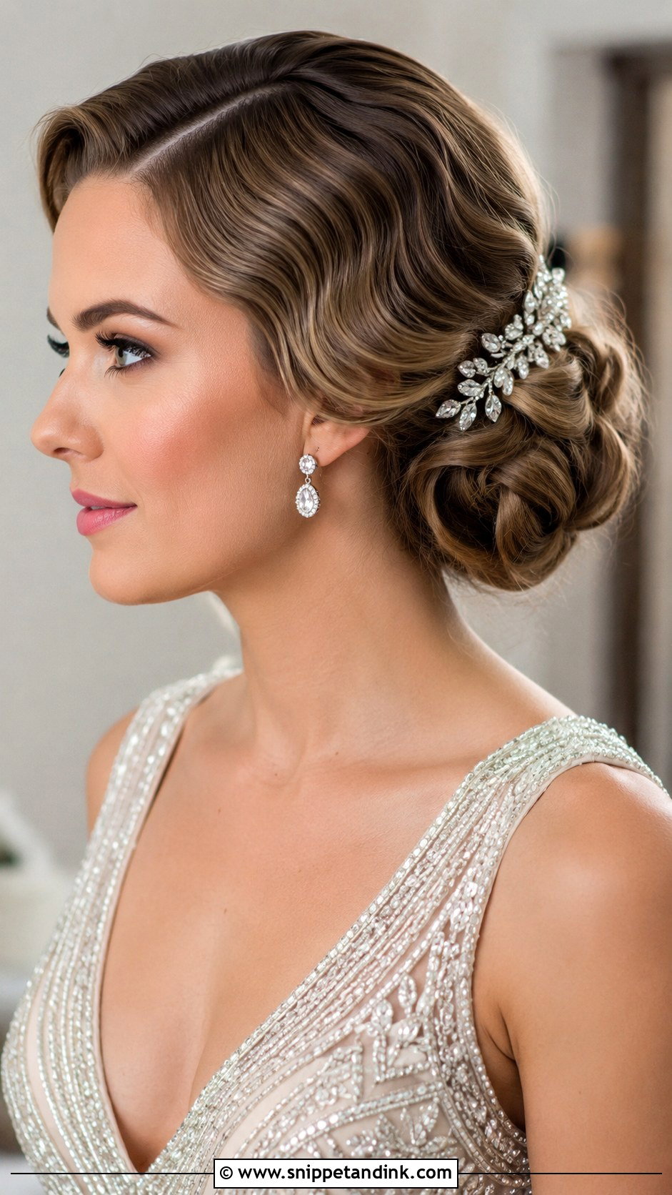 Vintage Low Bun Wedding Updo - Snippet and Ink - 25 Low Bun Hairstyles Wedding