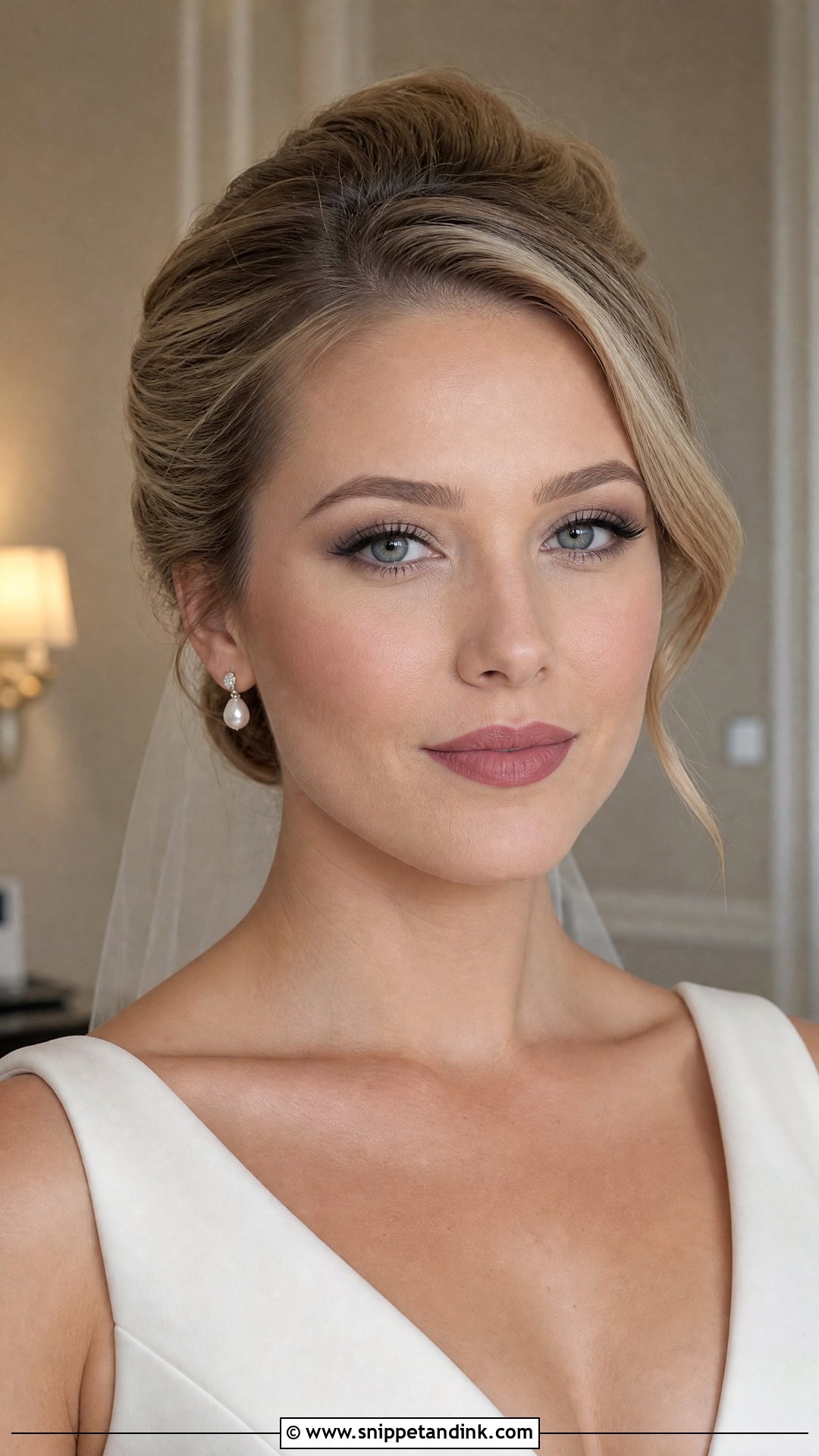 Vintage Matte Wedding Makeup - Snippet and Ink - 20 Vintage Wedding Makeup Looks