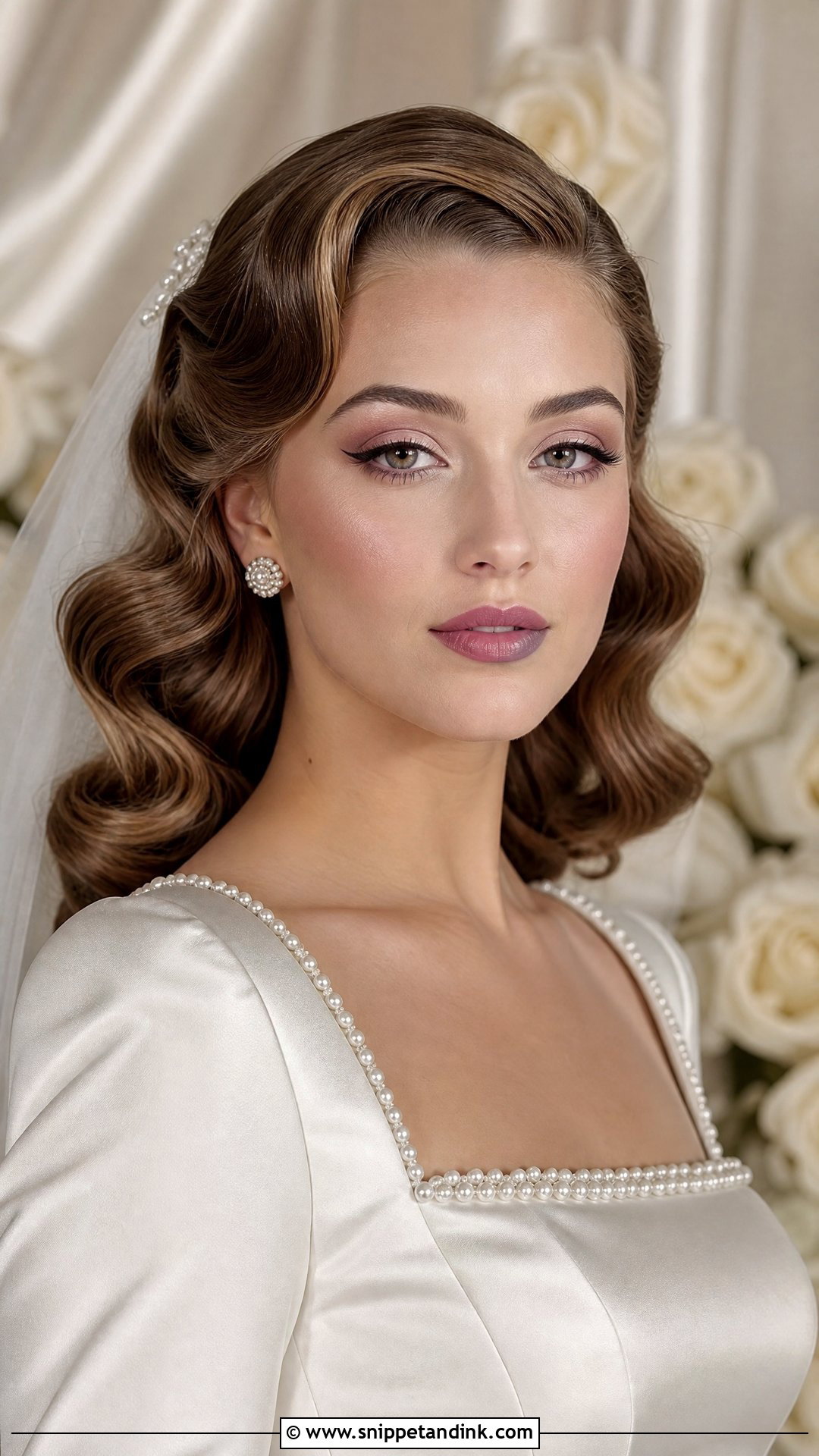 Vintage Mauve Bridal Makeup - Snippet and Ink - 20 Mauve Bridal Makeup Ideas