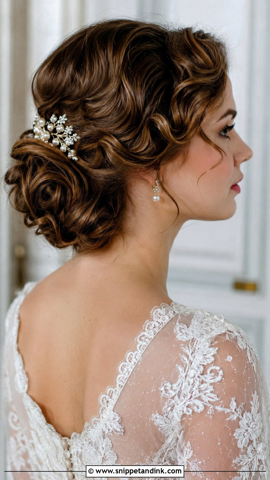 Vintage Messy Bun for Wedding - Snippet and Ink - 25 Messy Bun Hairstyles for Wedding