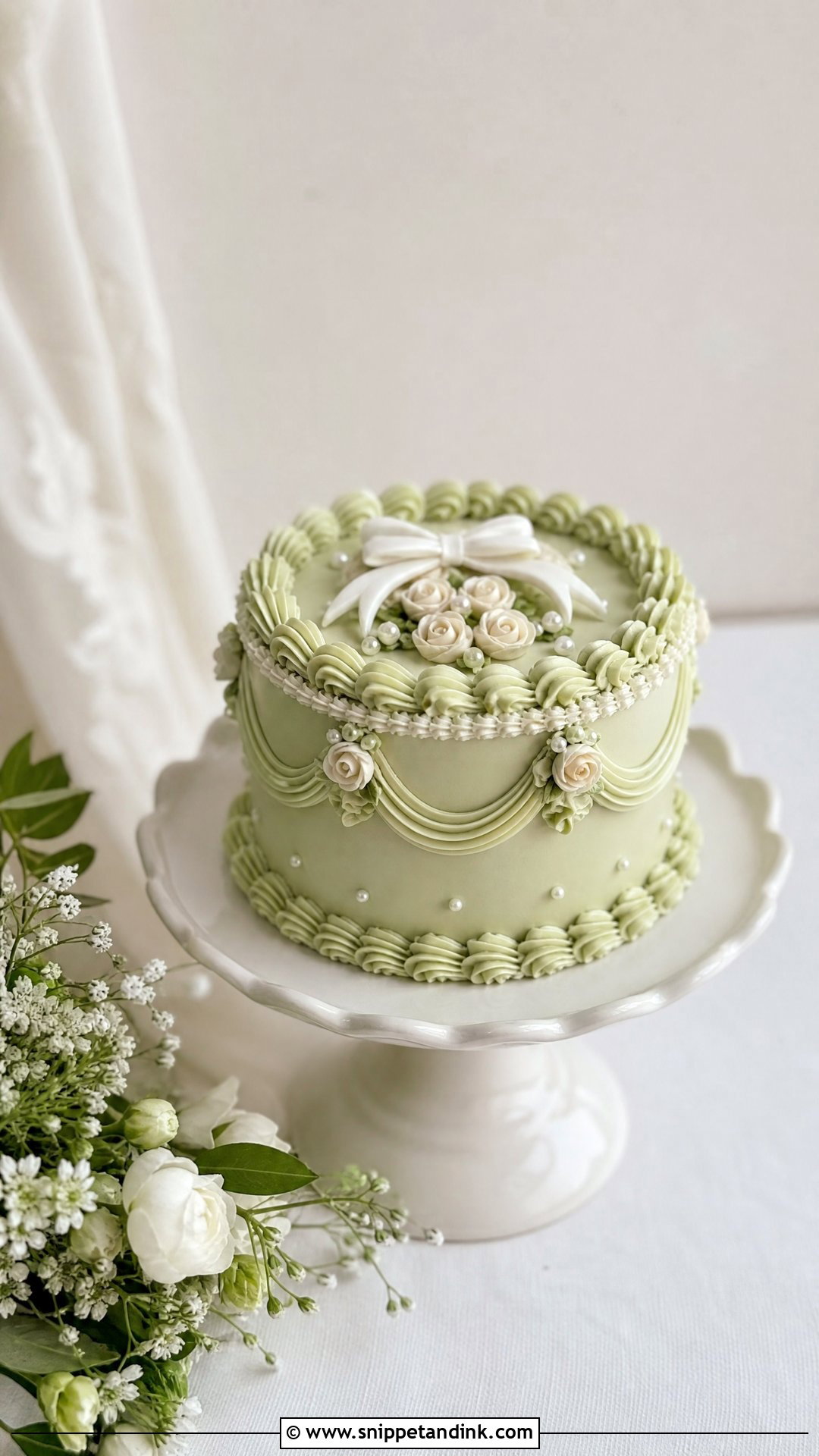 Vintage Mini Wedding Cake - Snippet and Ink - 20 Vintage Wedding Cakes