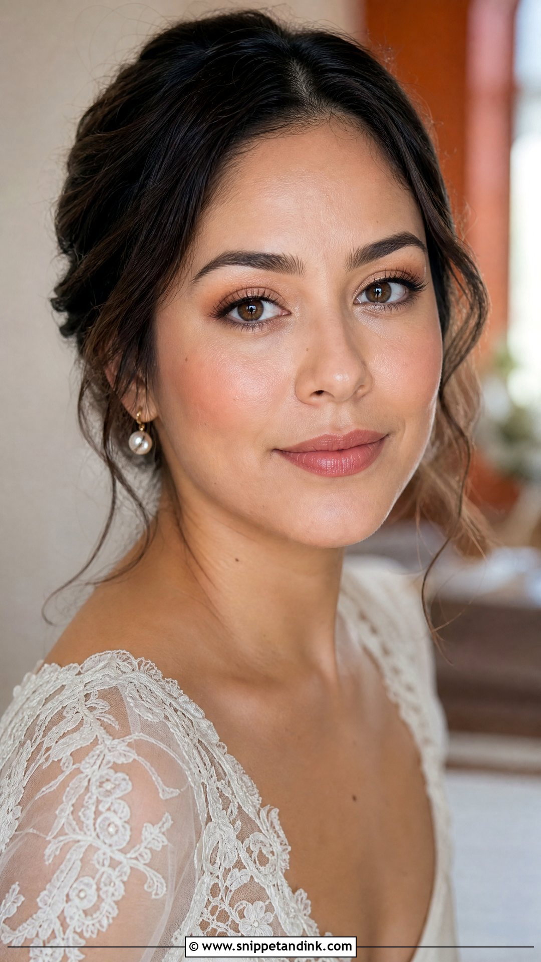 Vintage Natural Bride Makeup - Snippet and Ink - 20 Vintage Bride Makeup Ideas