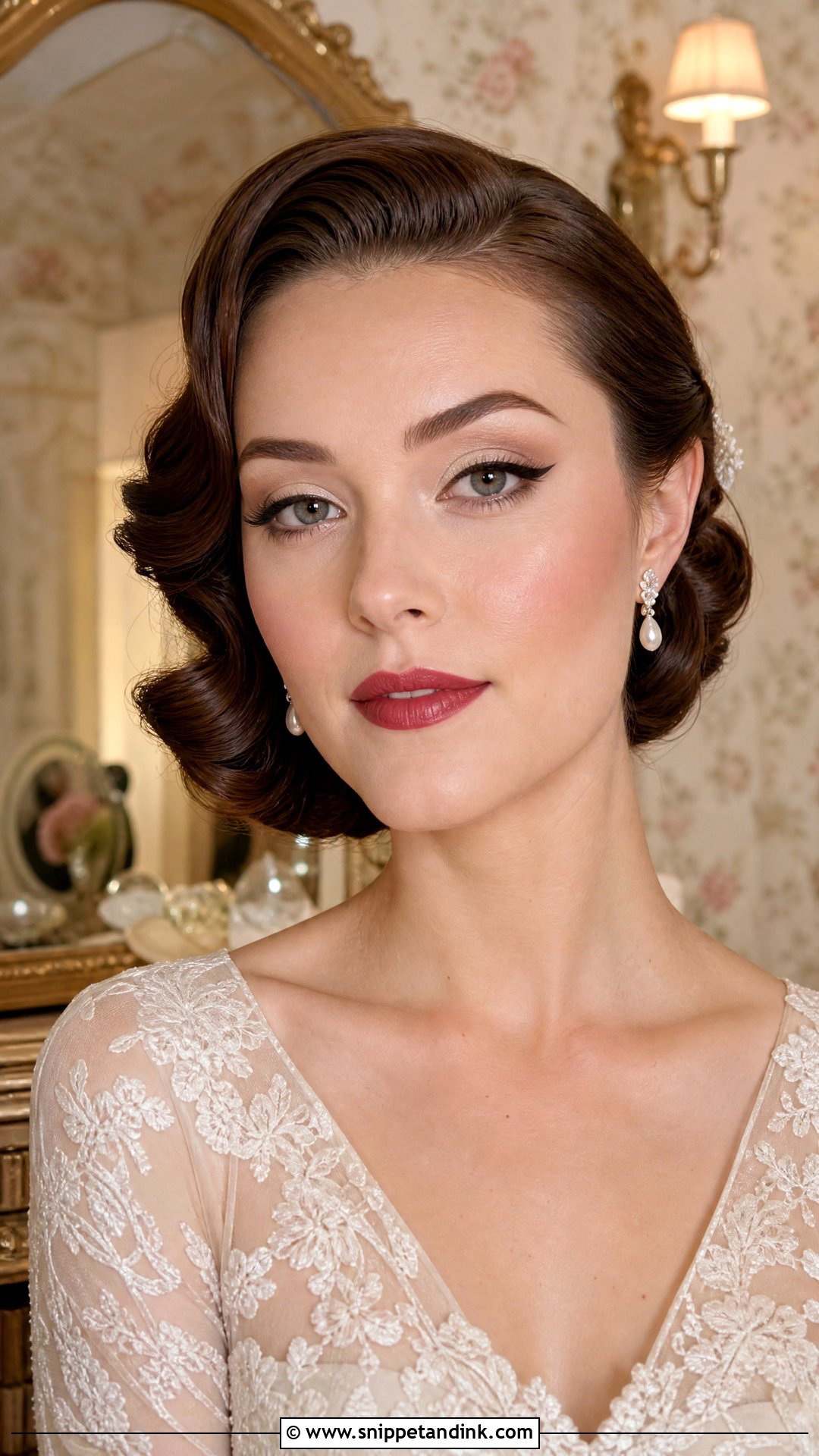 Vintage Pale Wedding Makeup - Snippet and Ink - 20 Pale Wedding Makeup Ideas